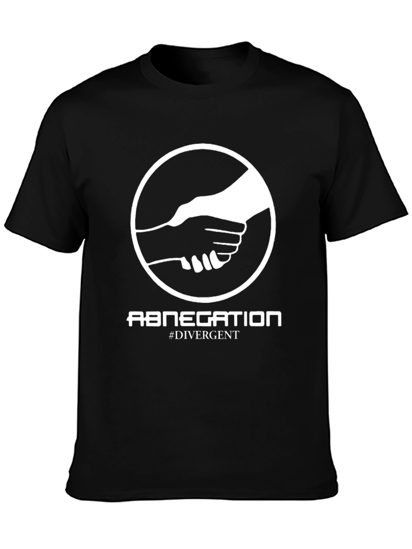 Abnegation Divergent Faction Black T-Shirt