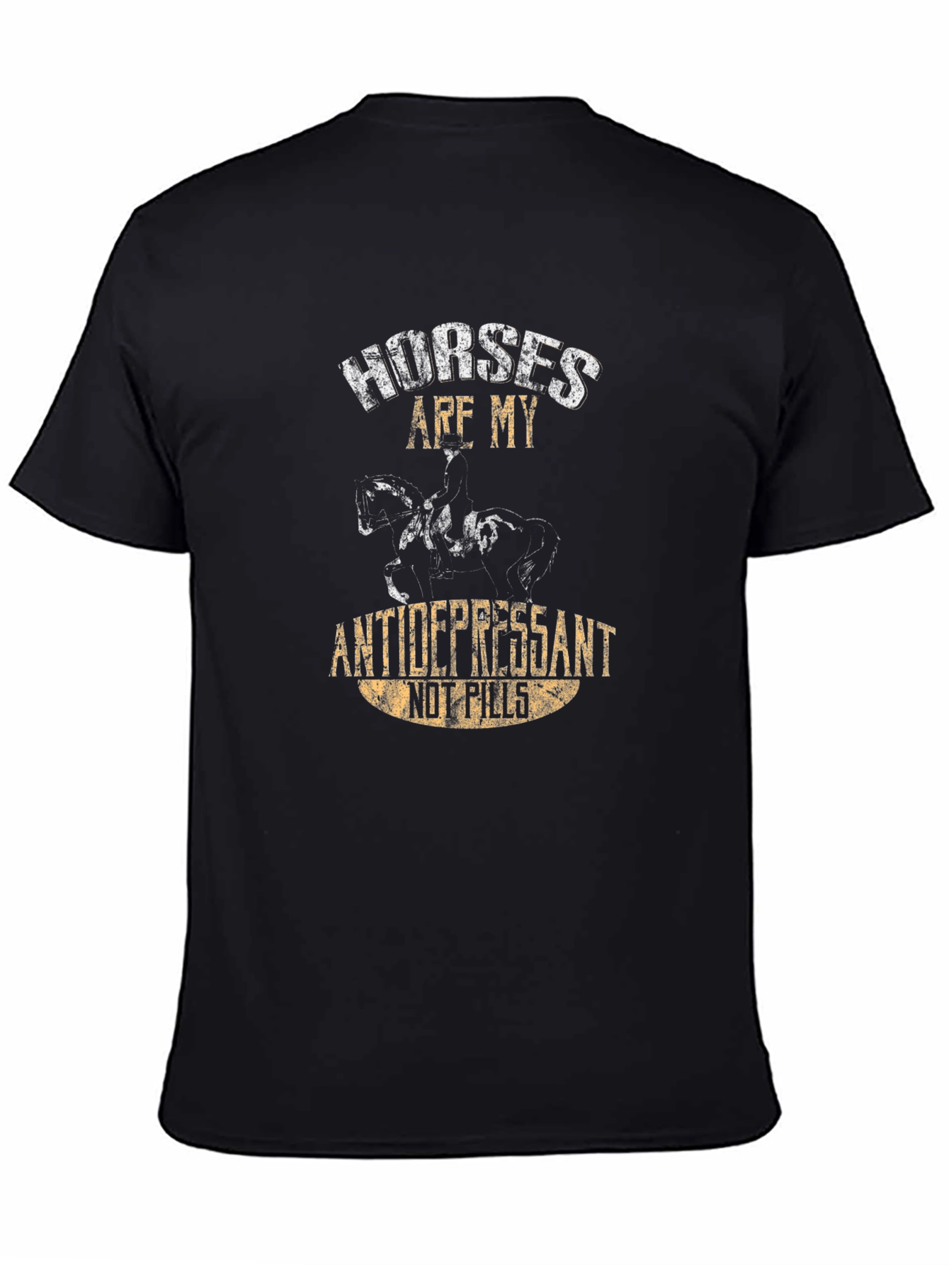 Horses Are My Antidepressant Graphic T-Shirt