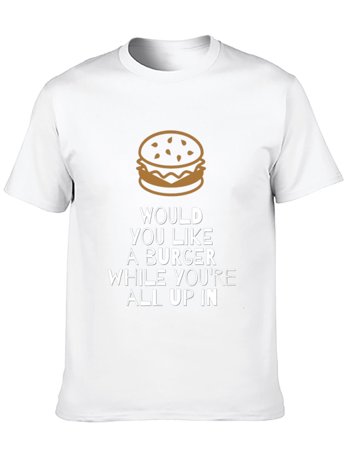 Burger Graphic T-Shirt - Funny Mens Tee