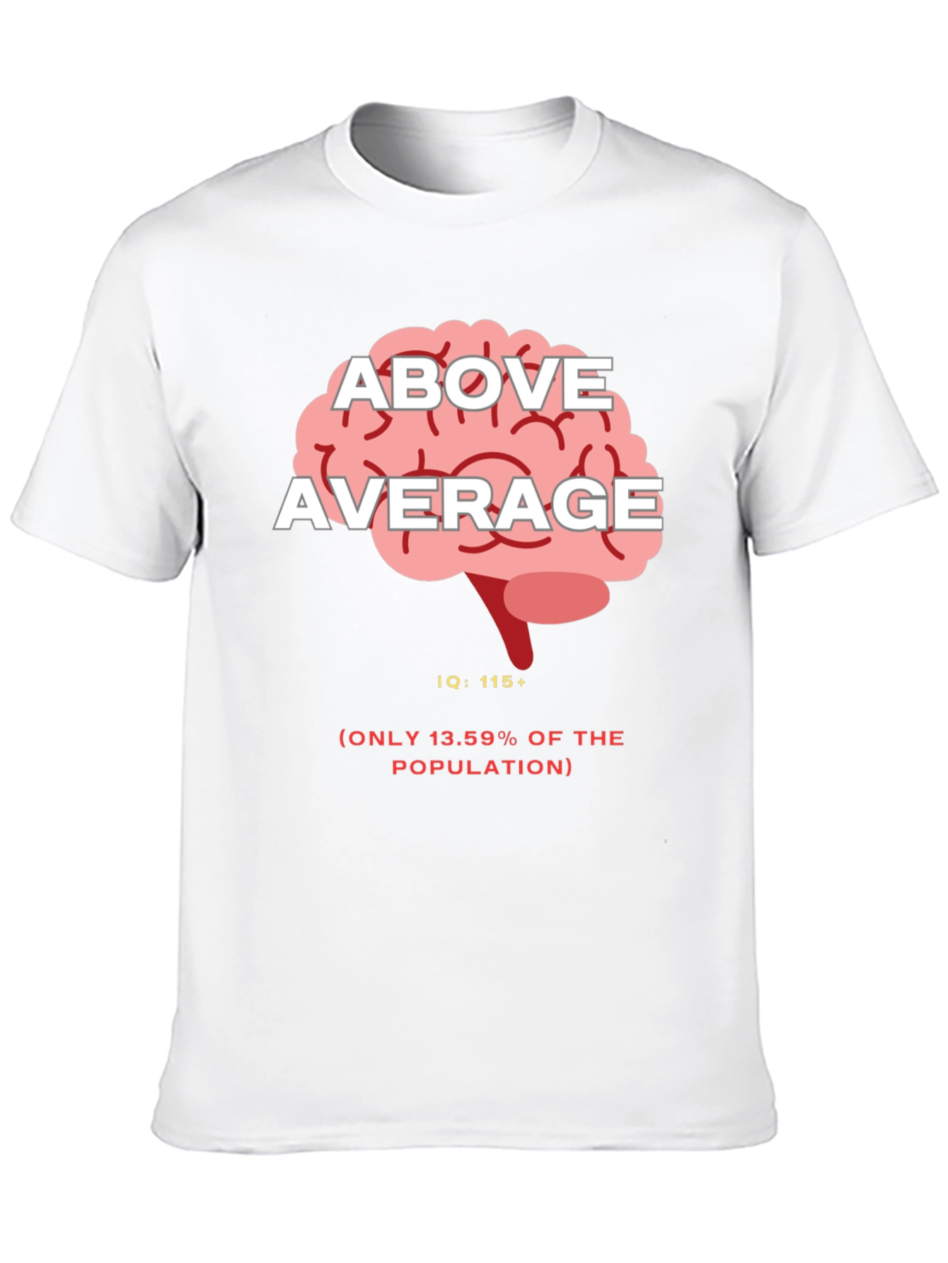 Above Average IQ Graphic Tee - Black