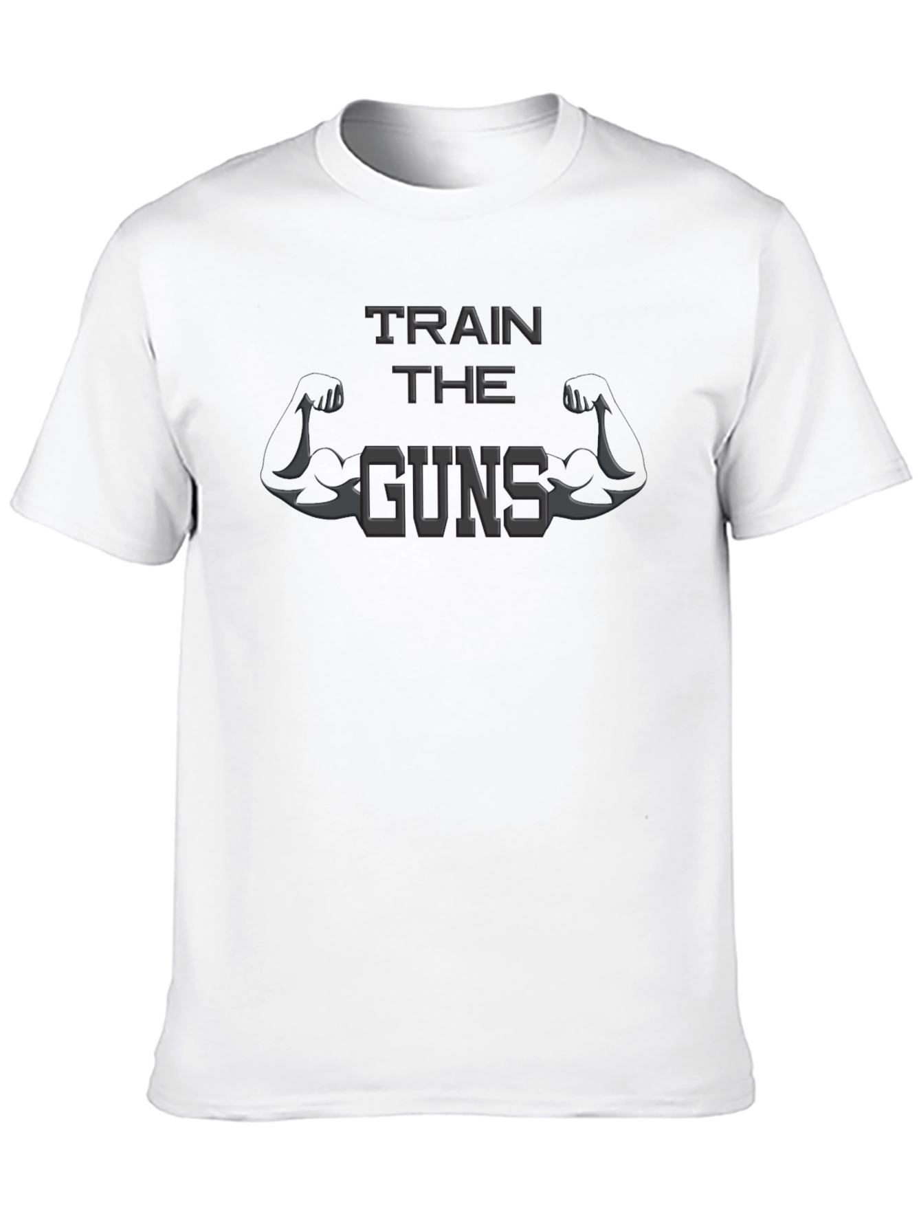 Train the Guns Mens Black T-Shirt