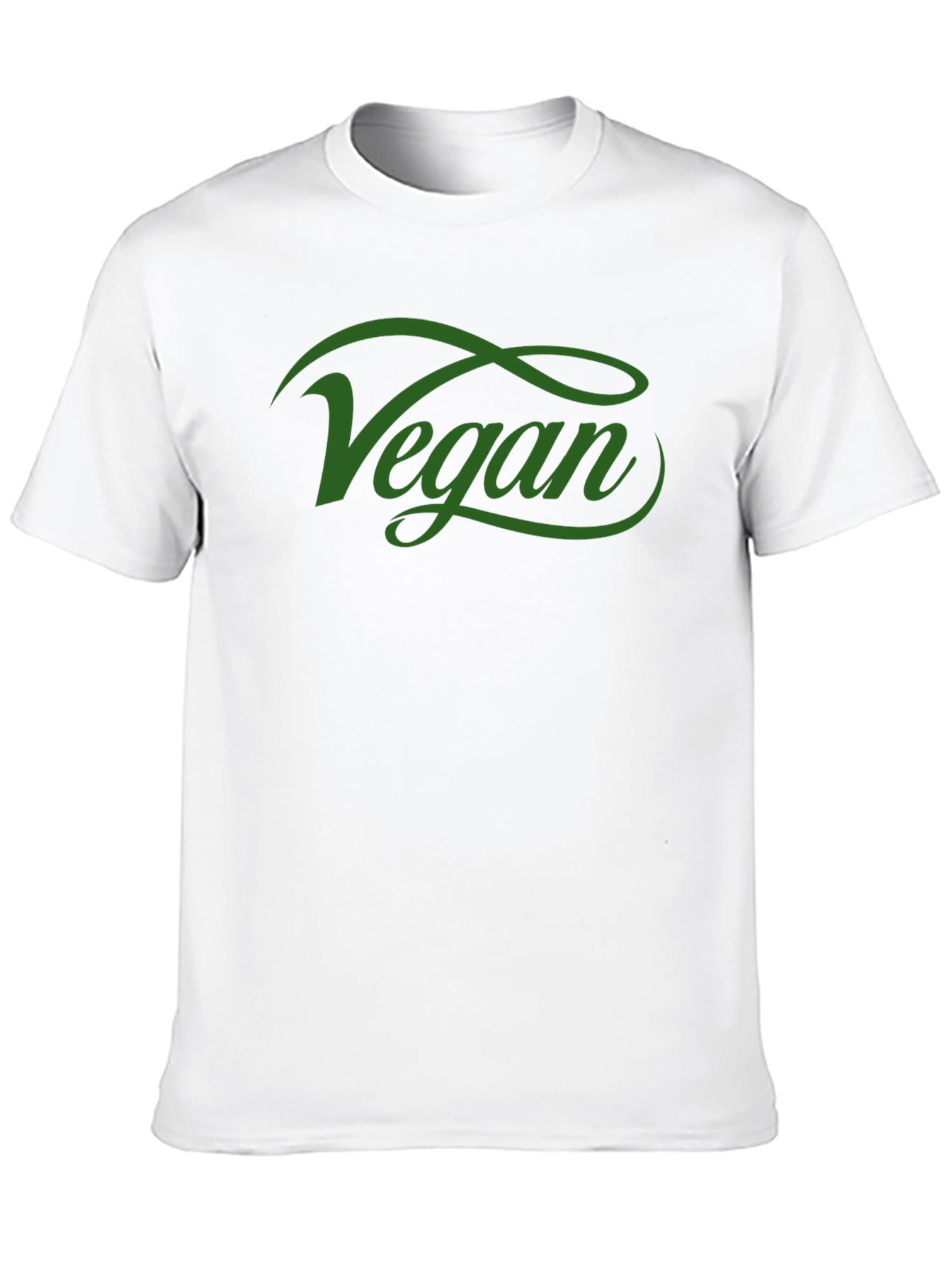 Vegan Script Tee - Stylish Black T-Shirt