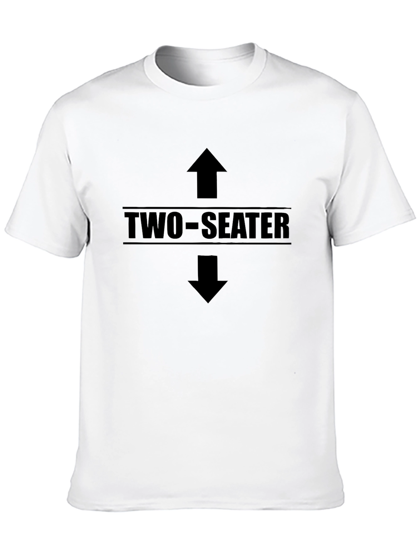Two-Seater T-Shirt: Humorous Graphic Tee