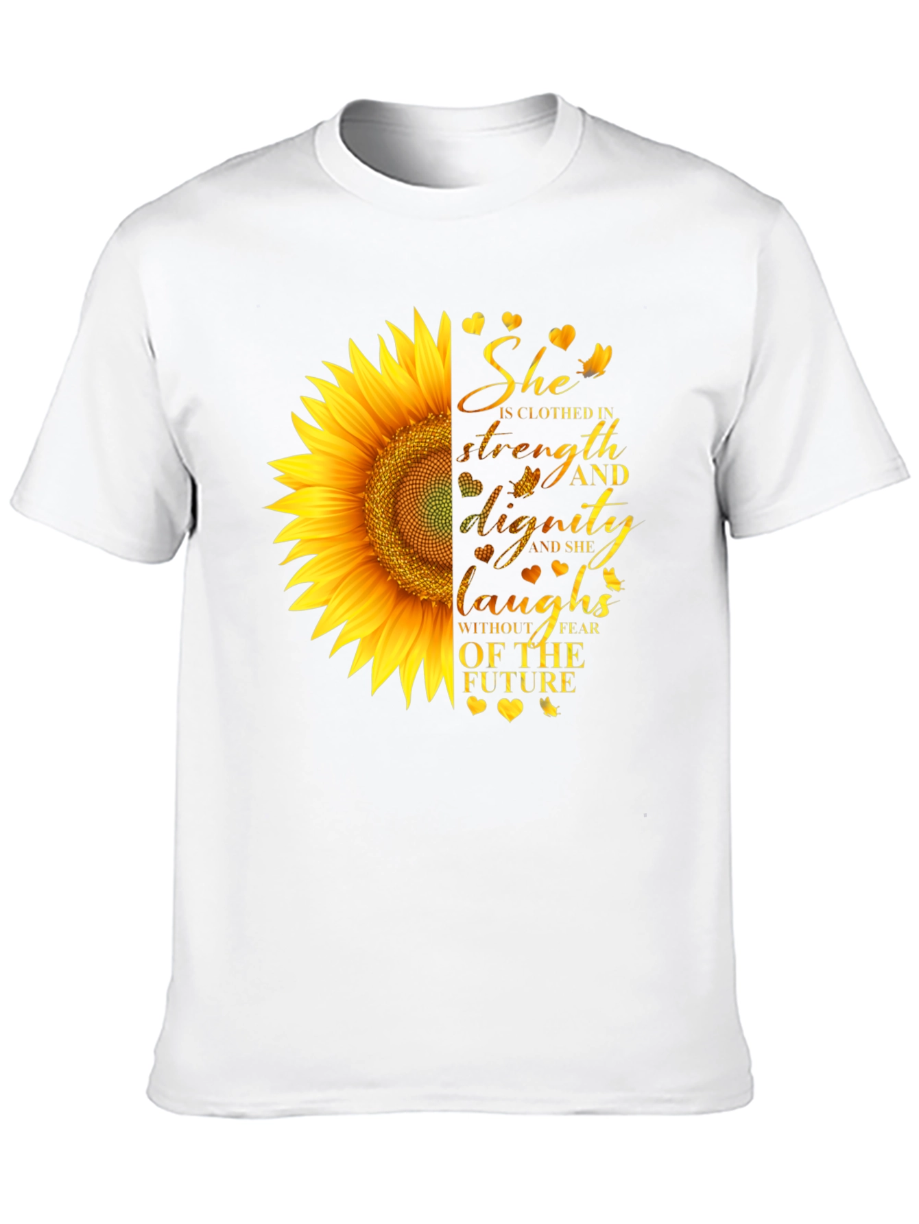 Sunflower Strength & Dignity Graphic Tee
