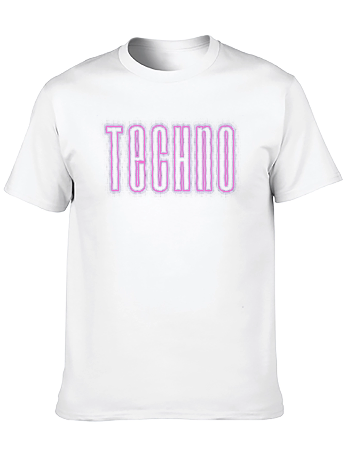 Techno T-Shirt - Neon Style Graphic Tee