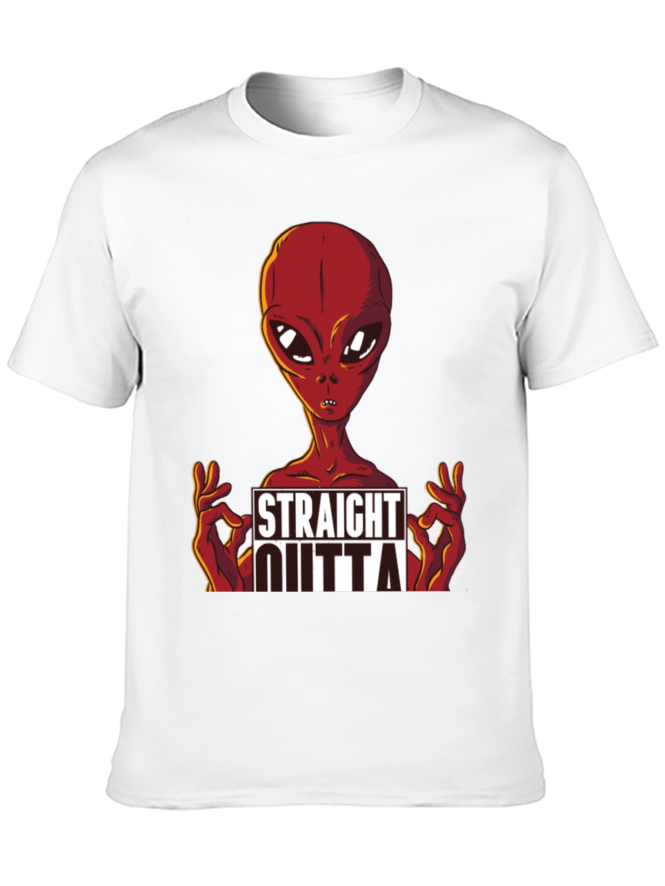 Straight Outta Space Alien Graphic Tee