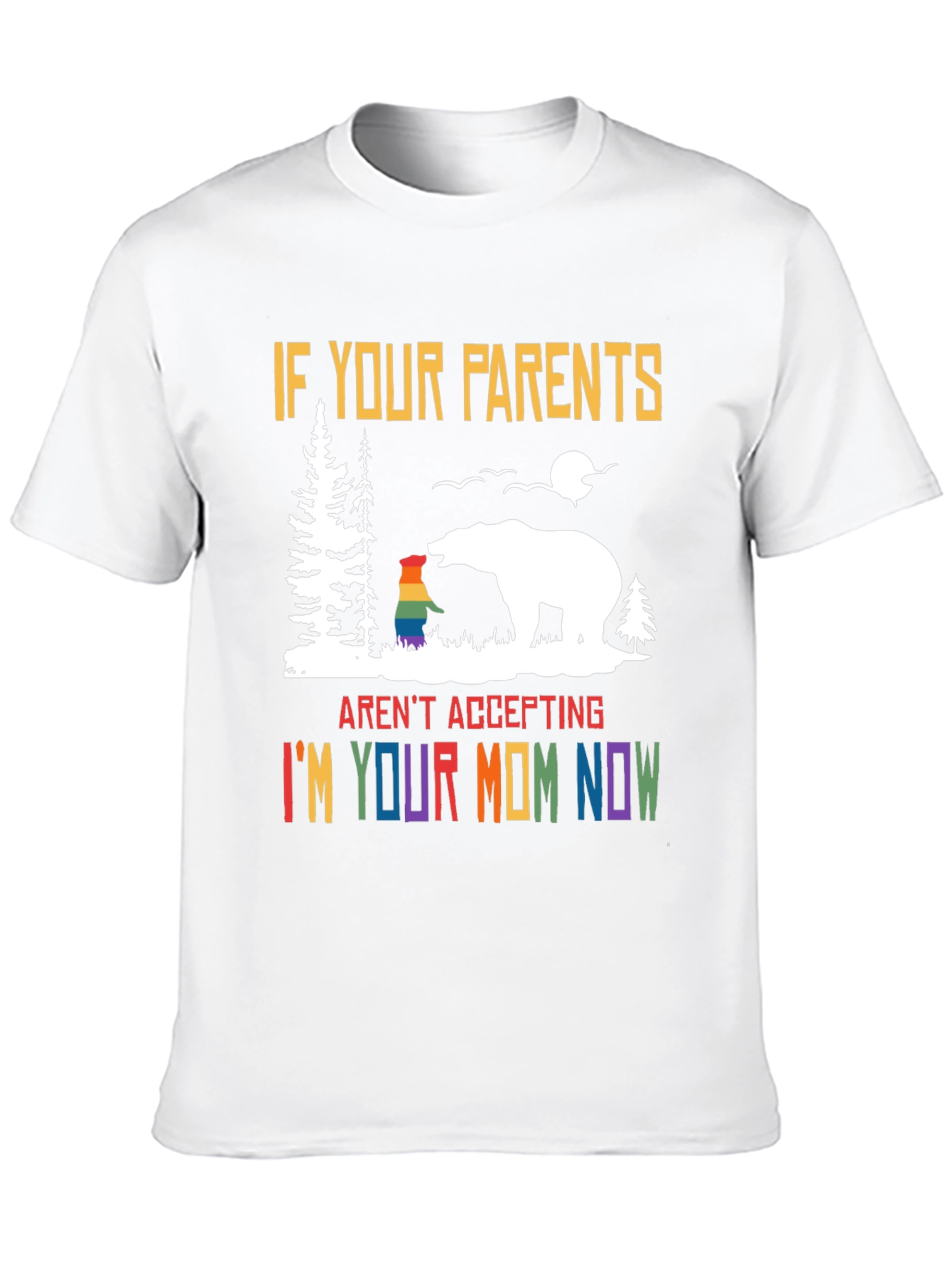 Accepting Mom Pride T-Shirt LGBTQ