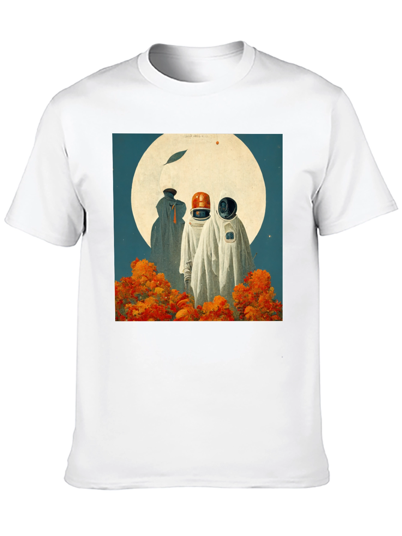 Astronaut Landscape Graphic Tee - Black