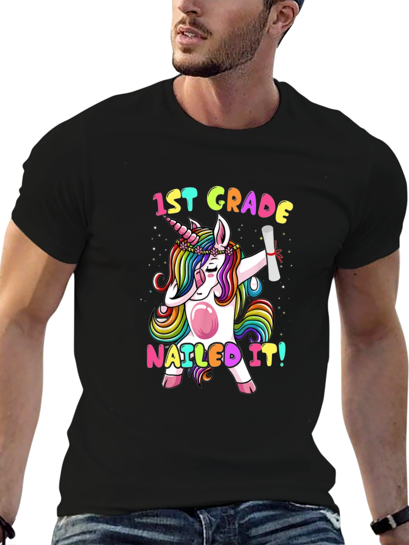 1st Grade Unicorn Nailed It! T-Shirt