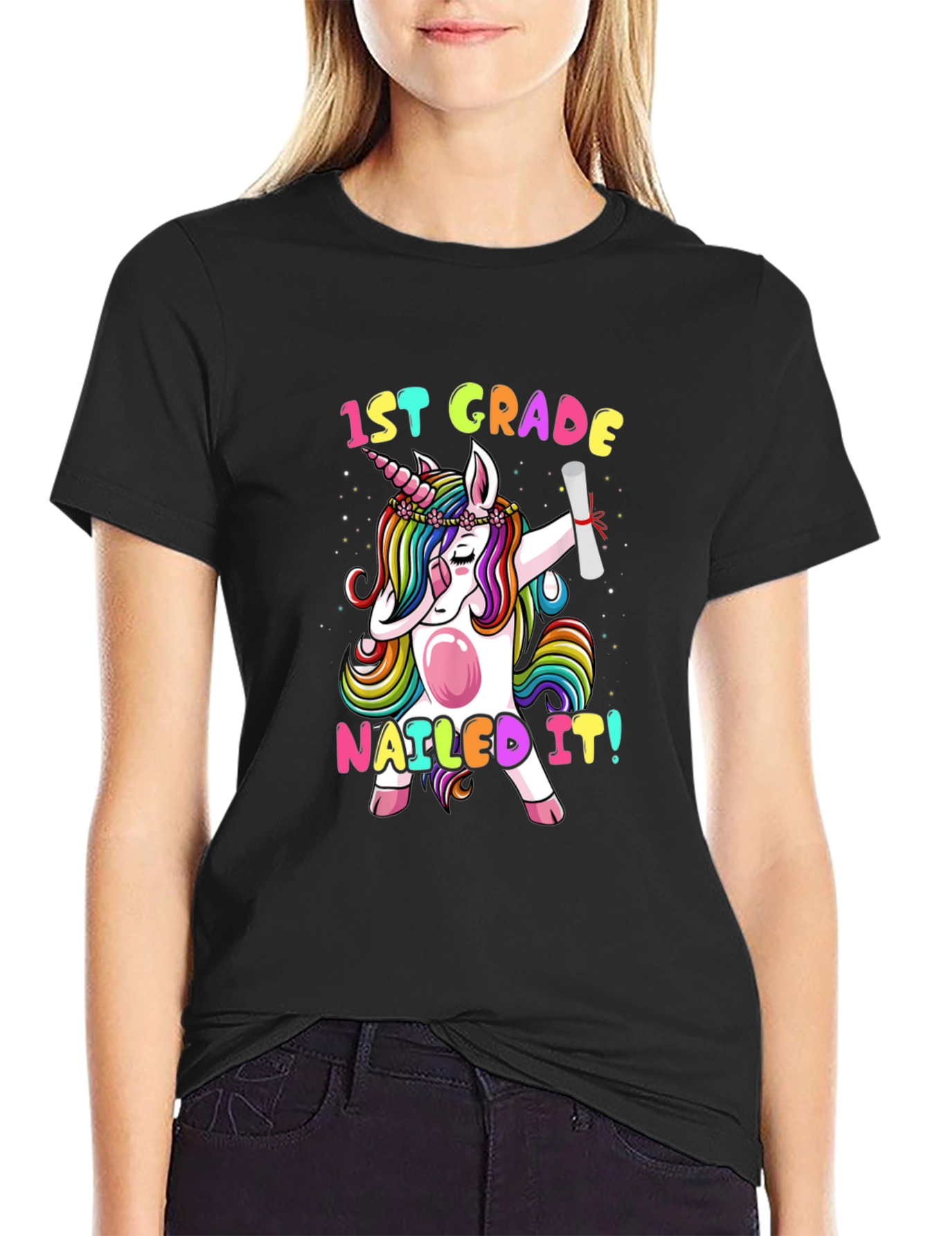 1st Grade Unicorn Nailed It! T-Shirt