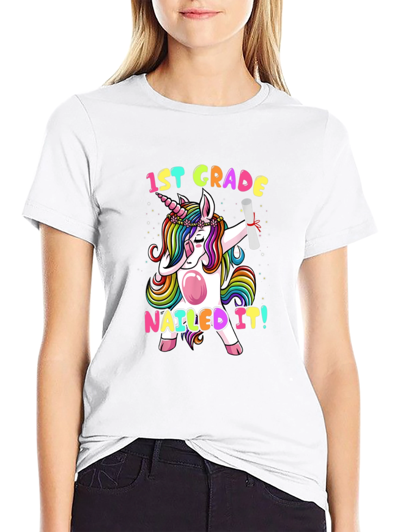 1st Grade Unicorn Nailed It! T-Shirt