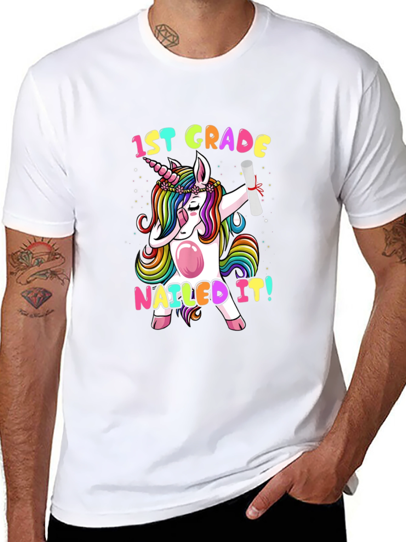 1st Grade Unicorn Nailed It! T-Shirt