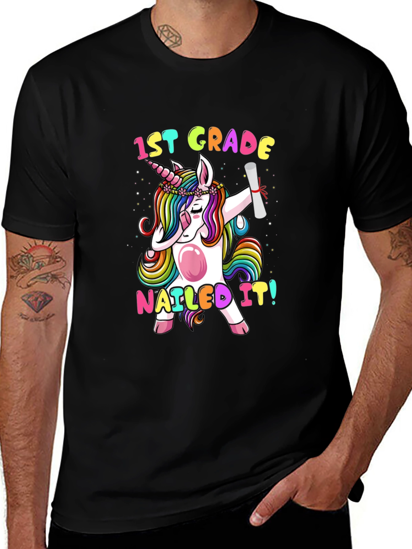 1st Grade Unicorn Nailed It! T-Shirt
