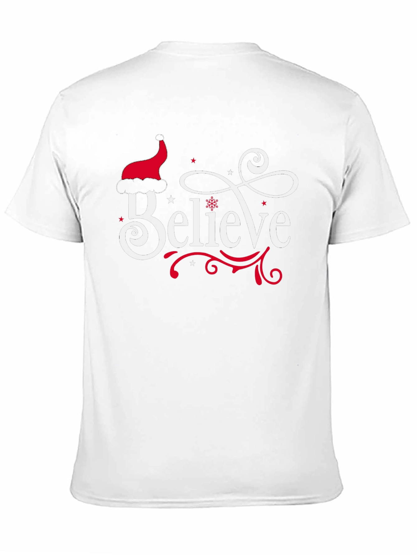 Believe Christmas T-Shirt - Holiday Festive Top