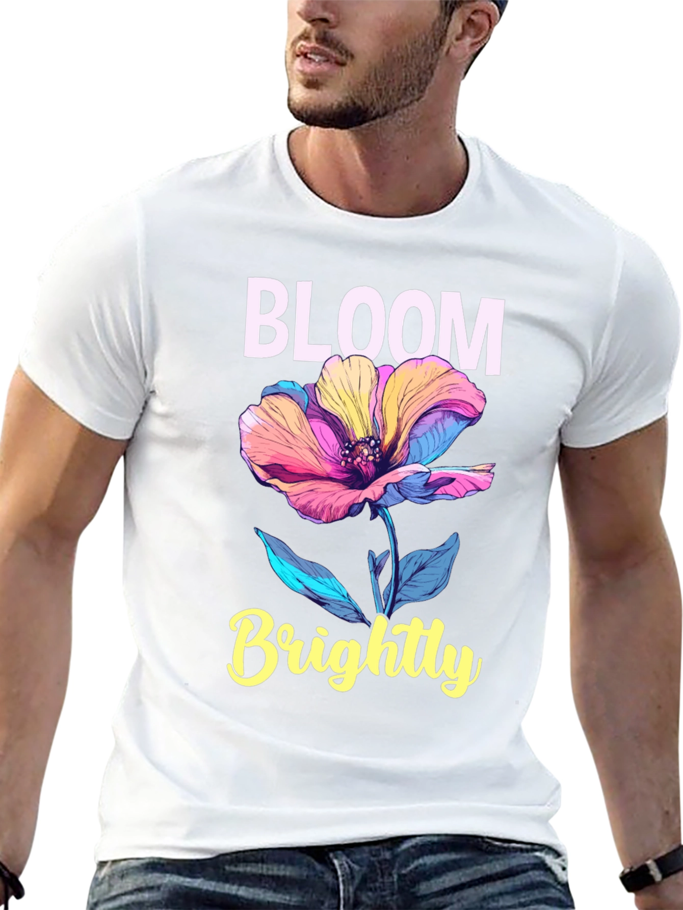 Bloom Brightly Graphic T-Shirt