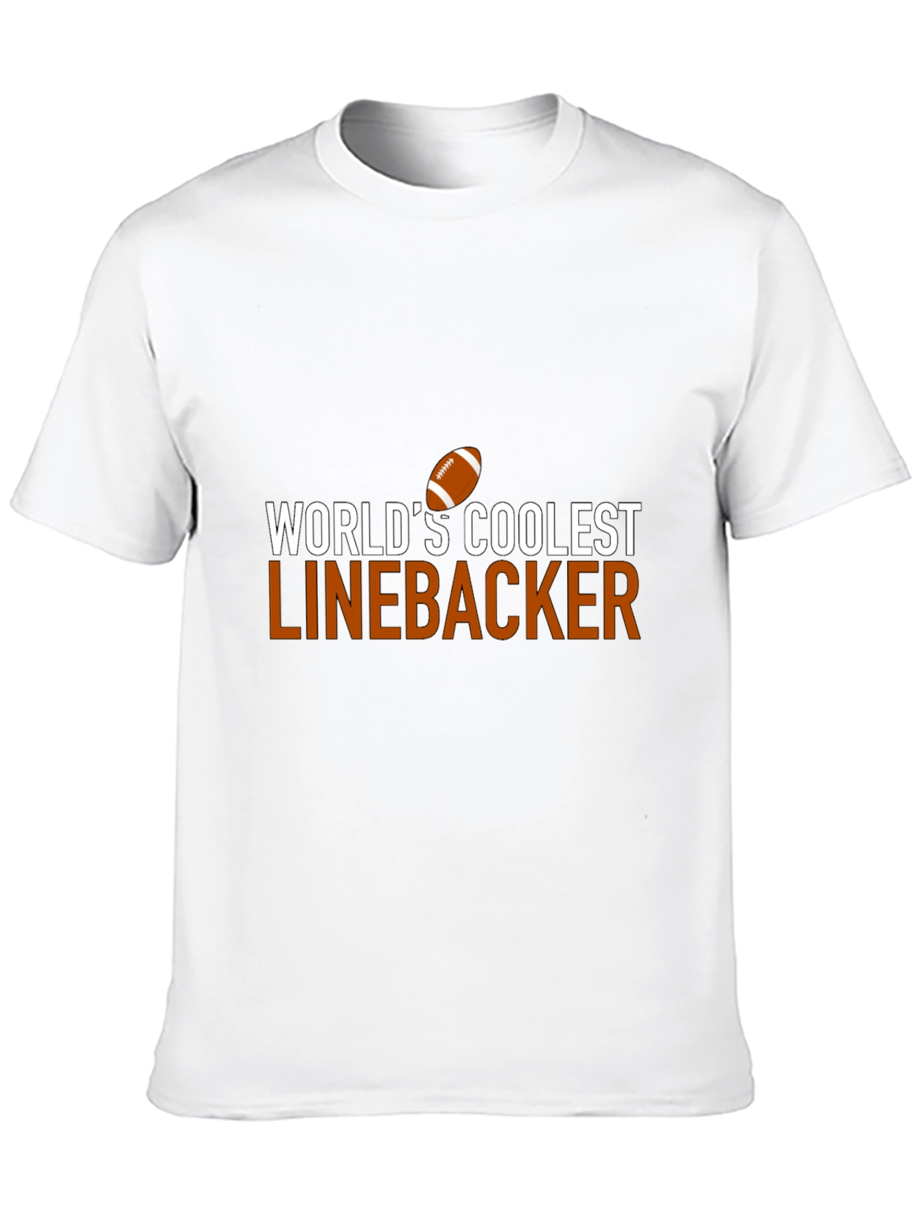 Worlds Coolest Linebacker Graphic Tee
