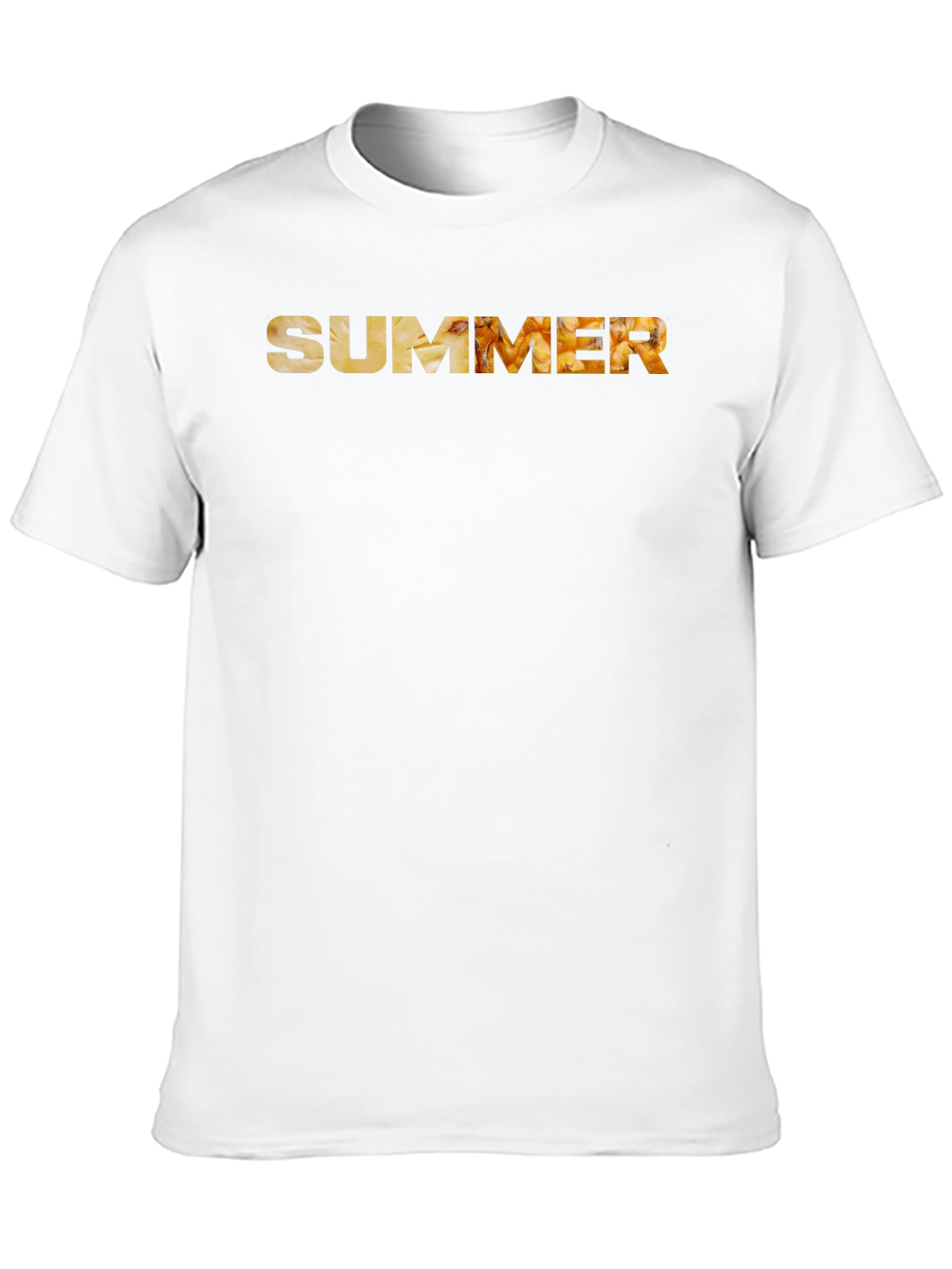 Summer Graphic Print Crew Neck T-Shirt