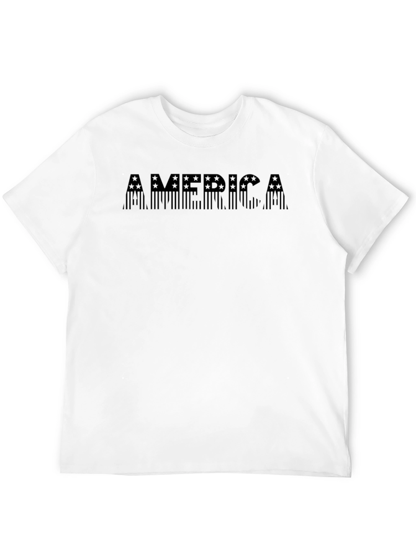 American Flag Print T-Shirt - Patriotic Pride