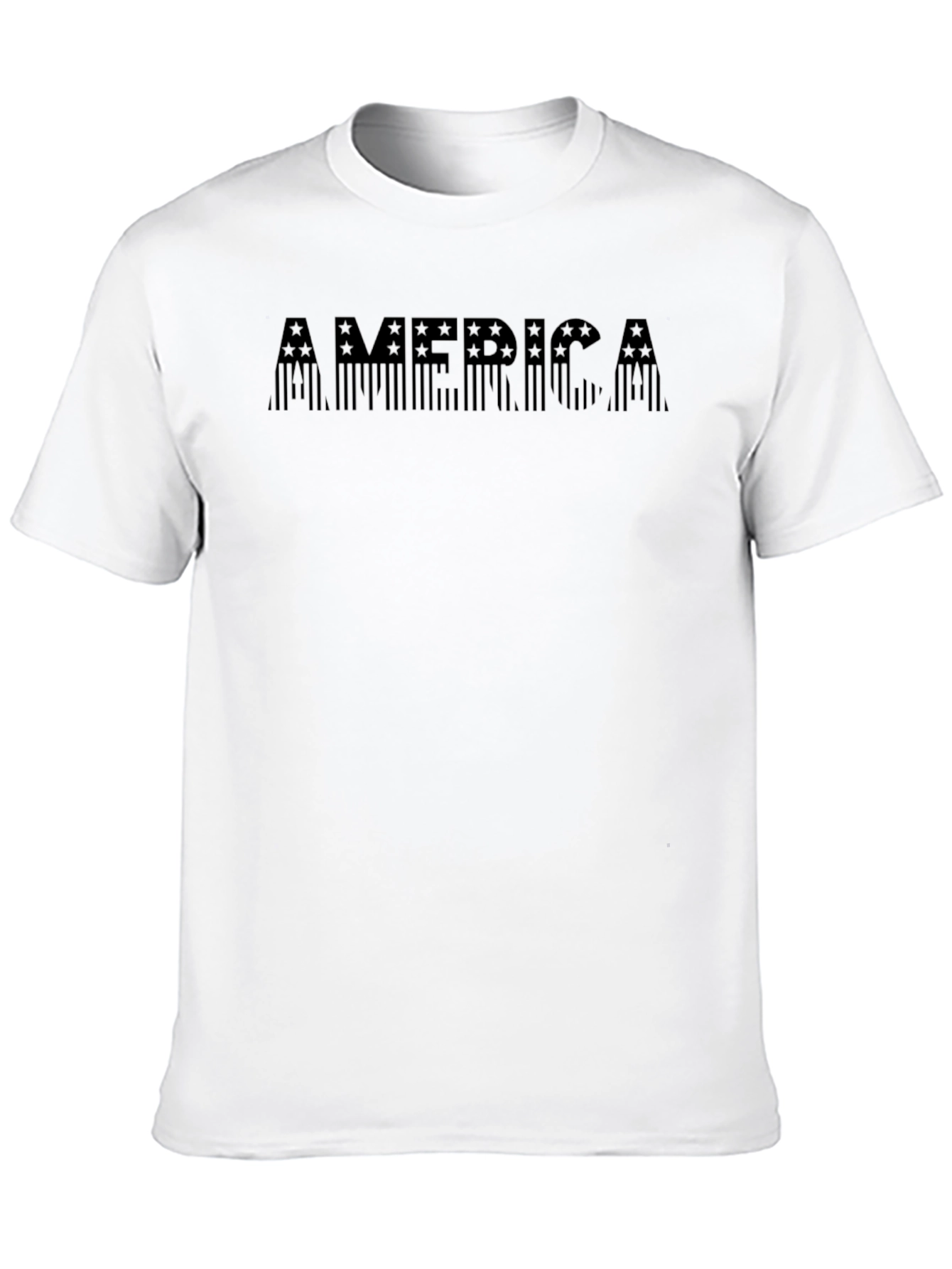 American Flag Print T-Shirt - Patriotic Pride