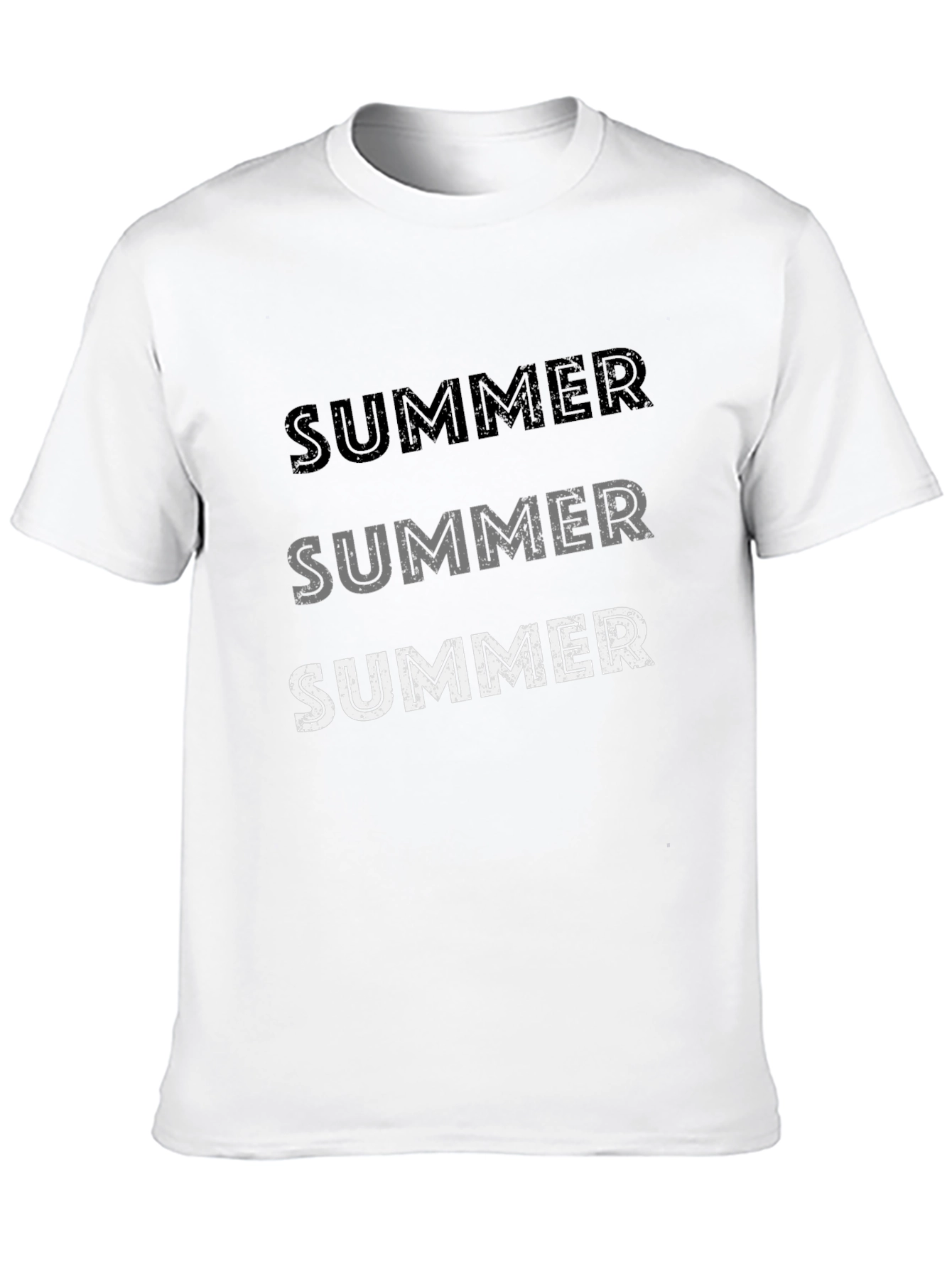 Summer T-Shirt - Casual Black Tee