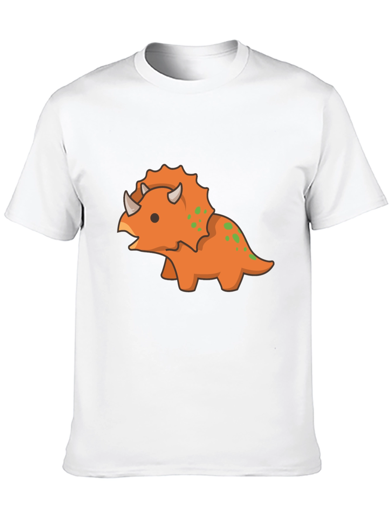 Triceratops Graphic Tee - Cool Dinosaur T-Shirt