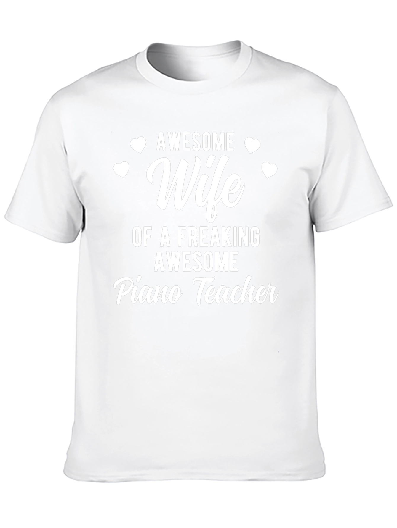 Awesome Wife Piano Teacher T-Shirt