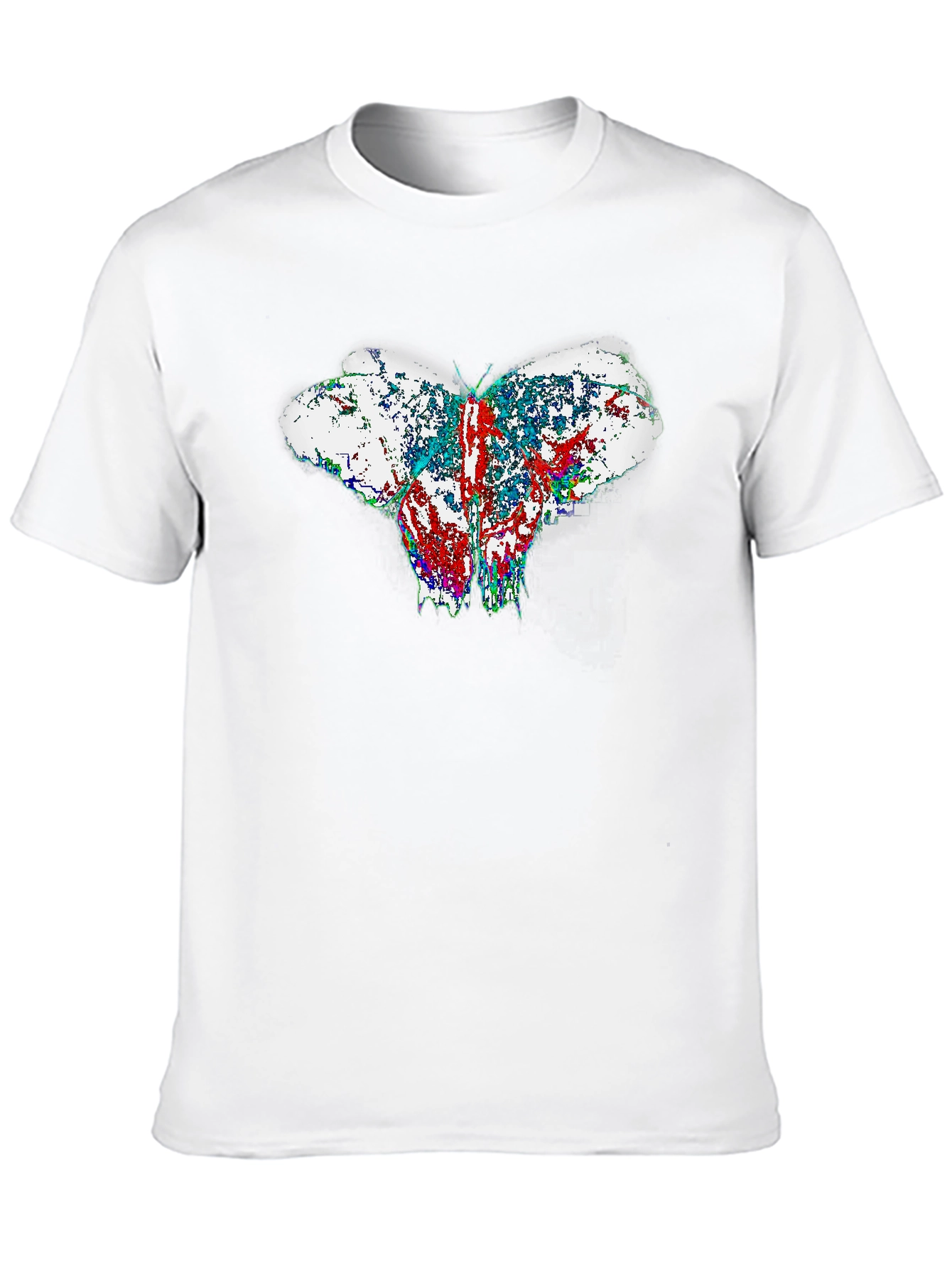 Butterfly Graphic Tee - Unique Distressed Print