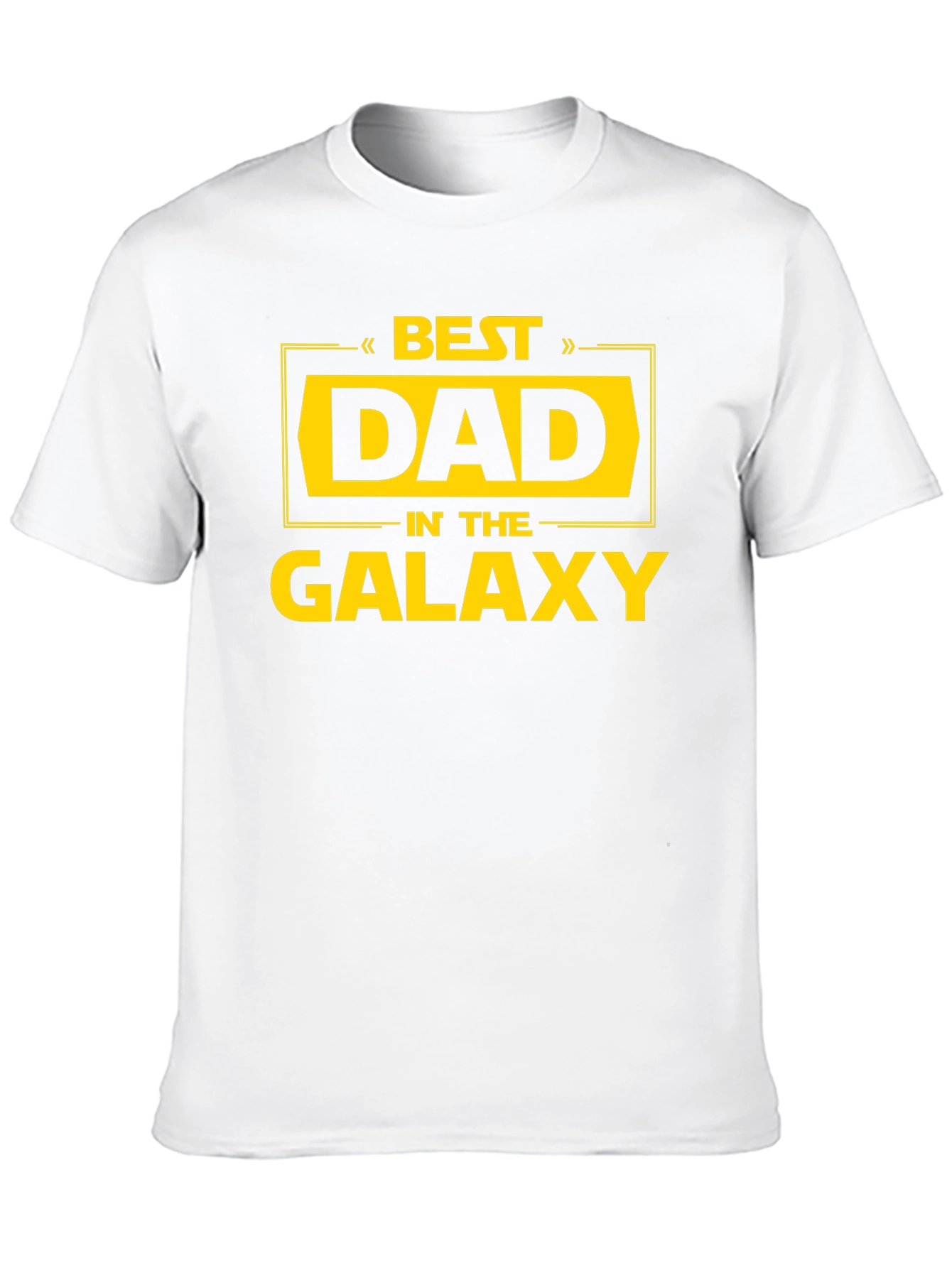 Best Dad in the Galaxy Black T-Shirt