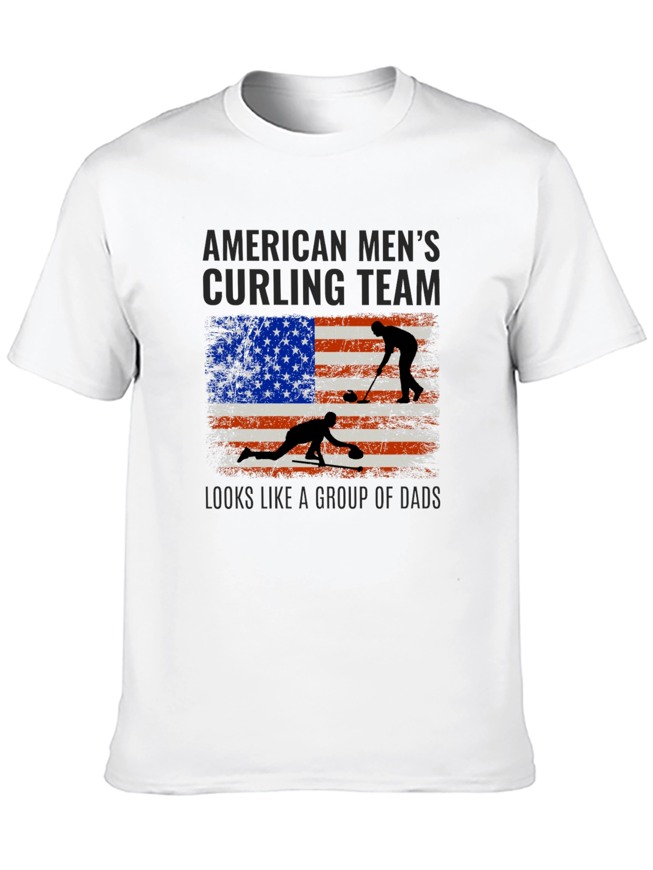 American Mens Curling Team T-Shirt