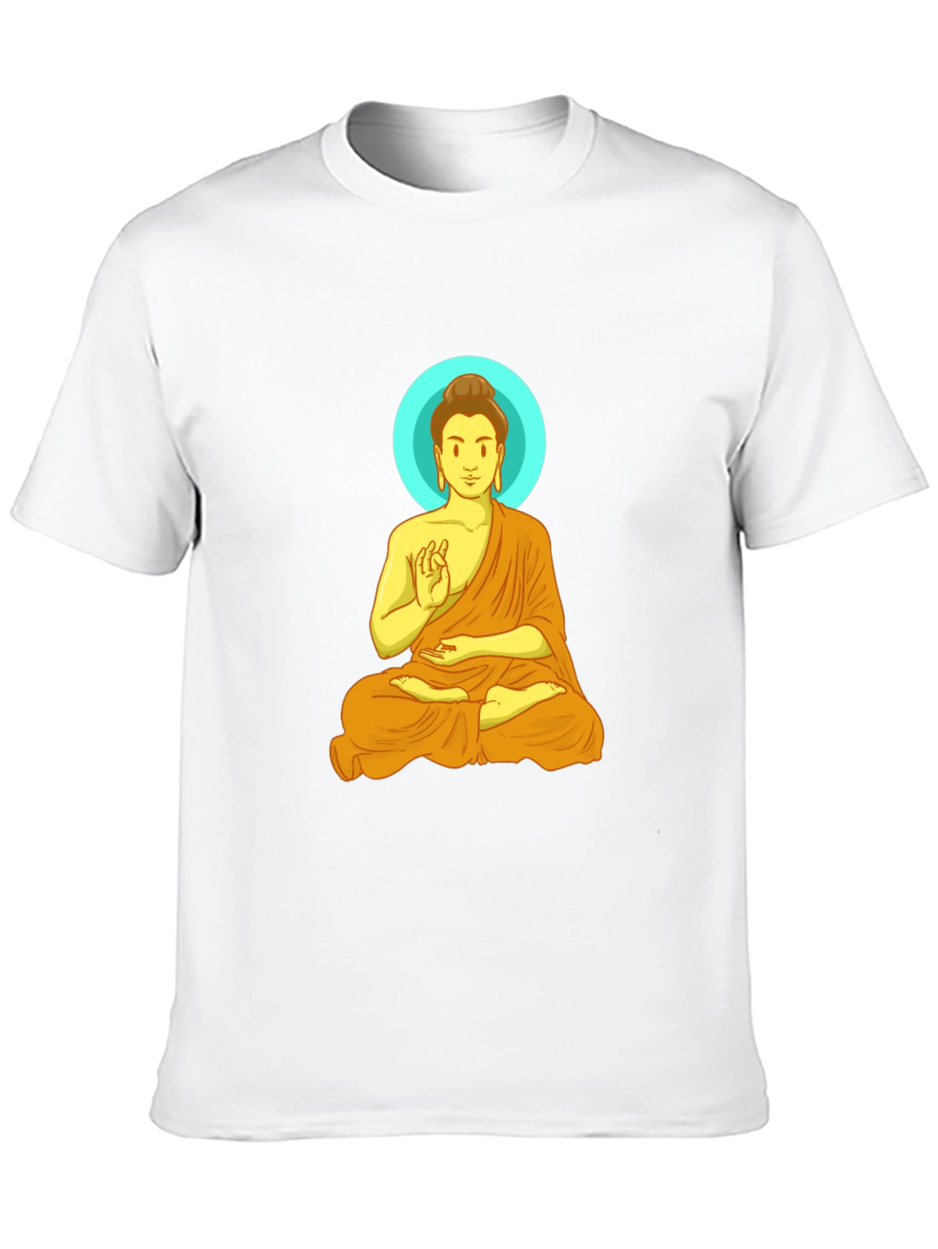Buddha Graphic Tee - Meditating Print