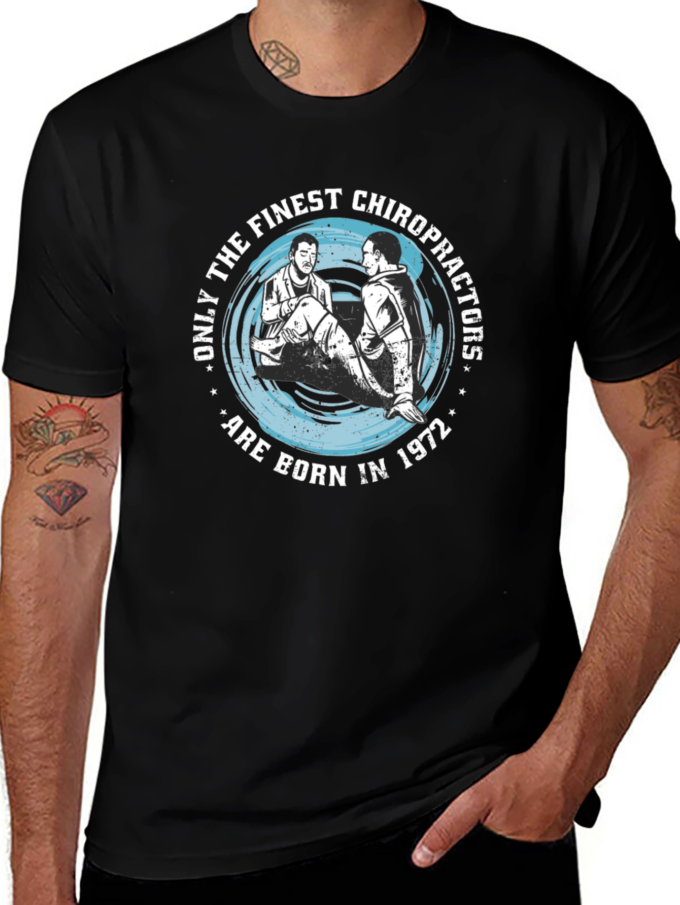 Finest Chiropractors Born in 1972 T-Shirt