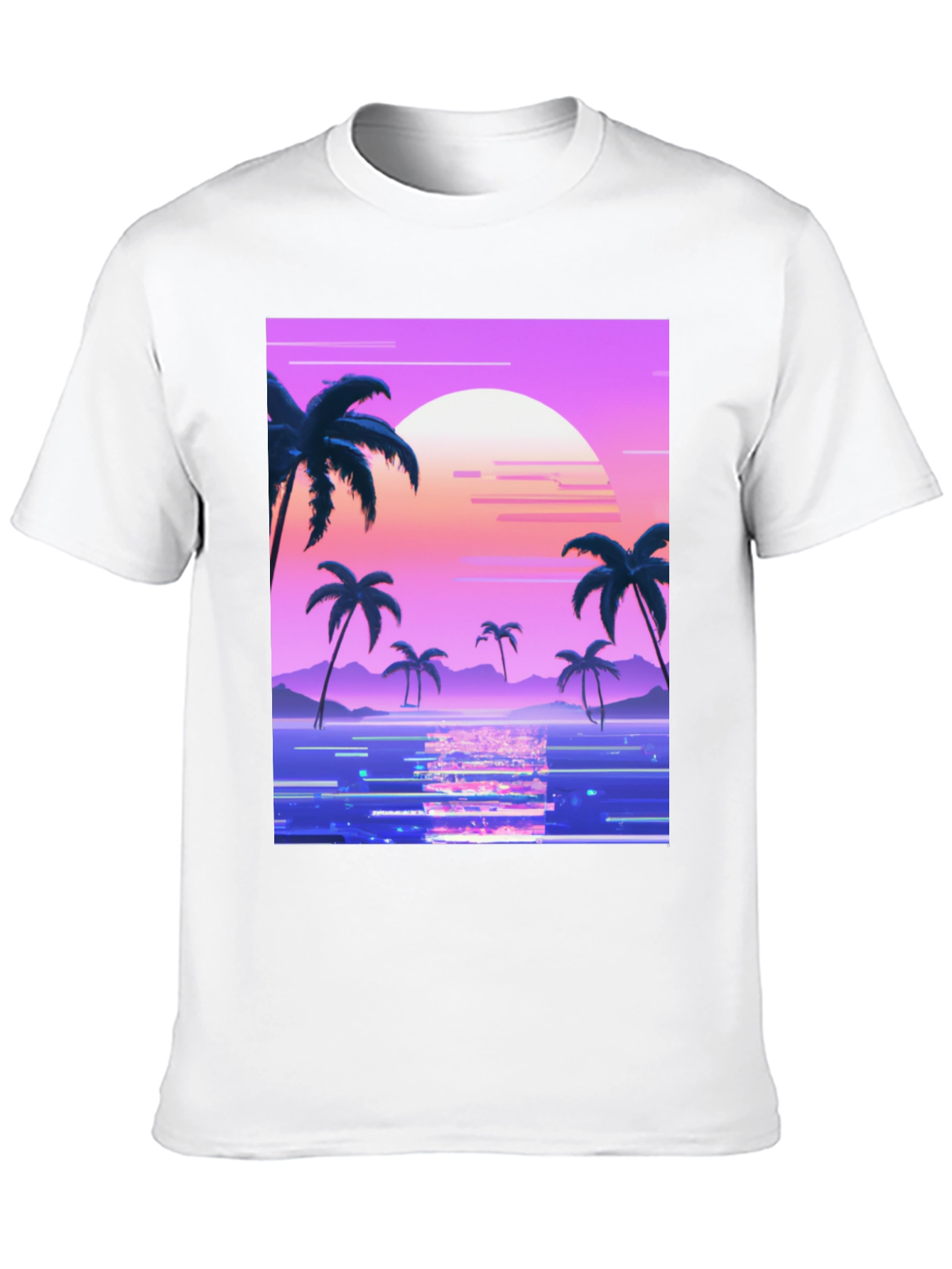 Vaporwave Sunset Graphic Tee