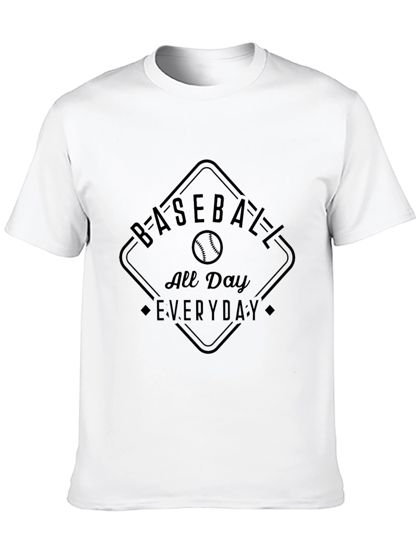 Baseball All Day Everyday Graphic T-Shirt