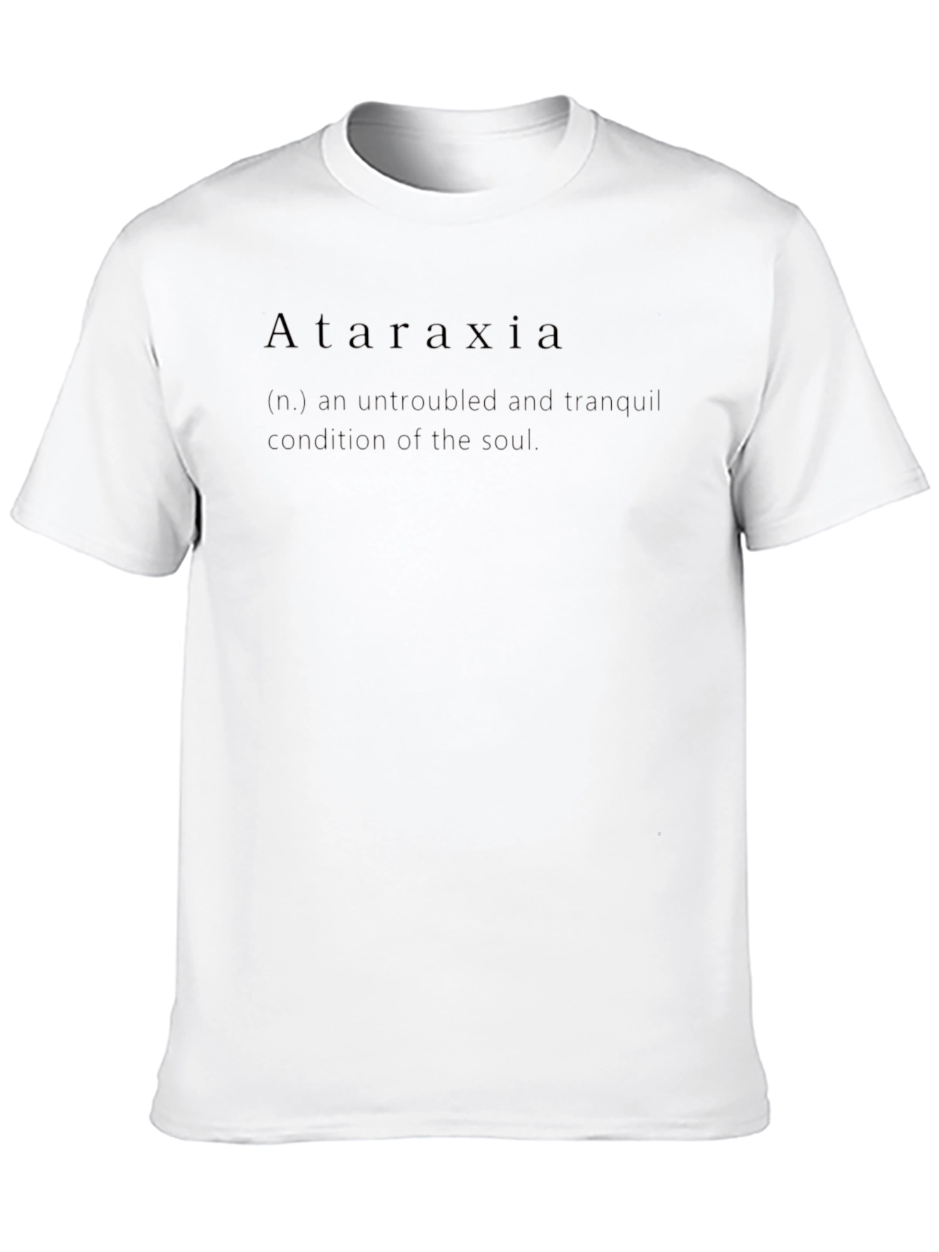 Ataraxia Graphic Print Black T-Shirt