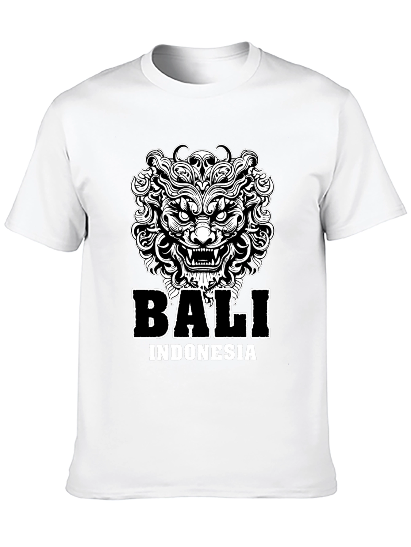 Bali Indonesia Graphic Tee - Lion Design