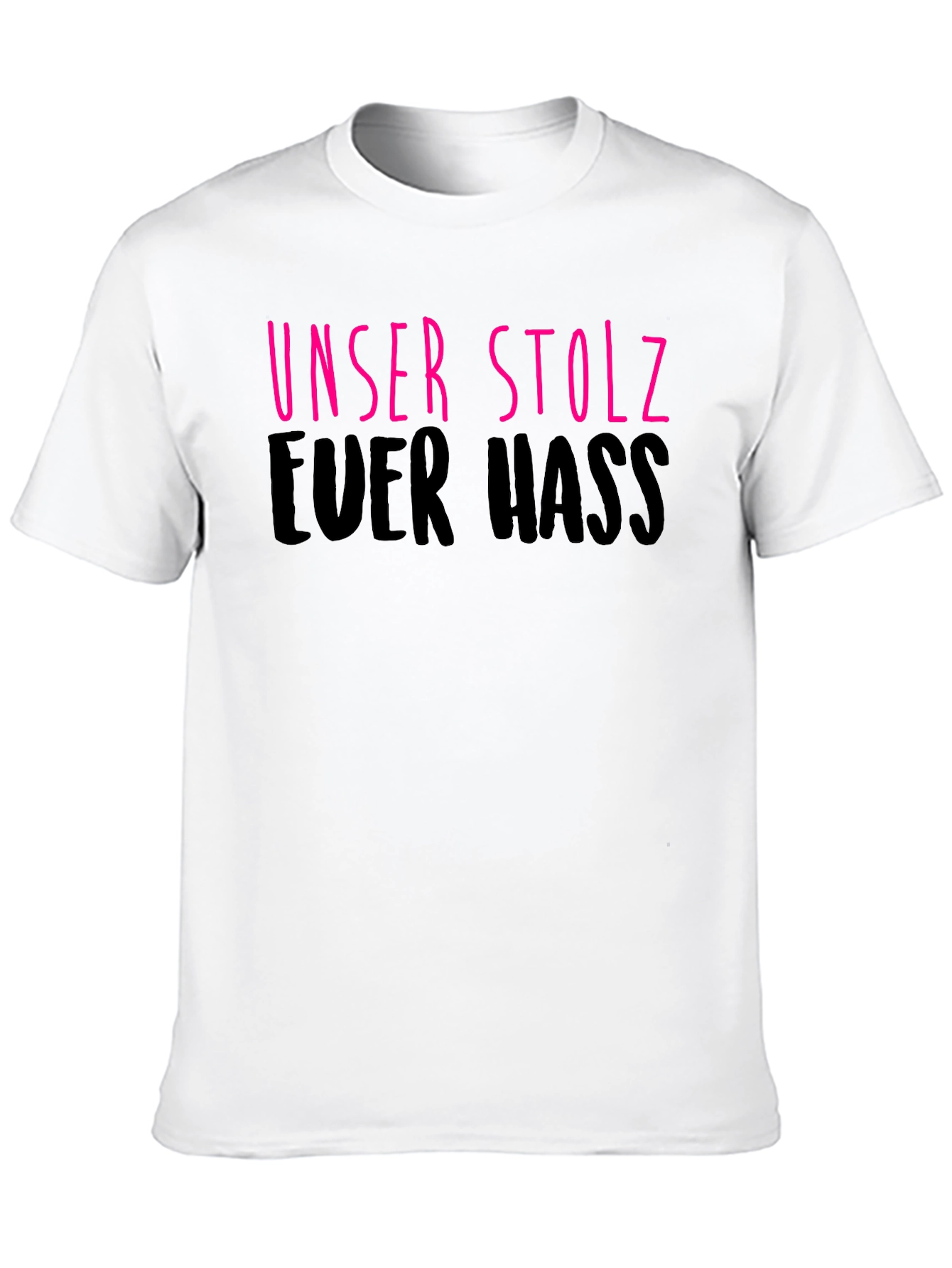 Unser Stolz Euer Hass Black Graphic Tee