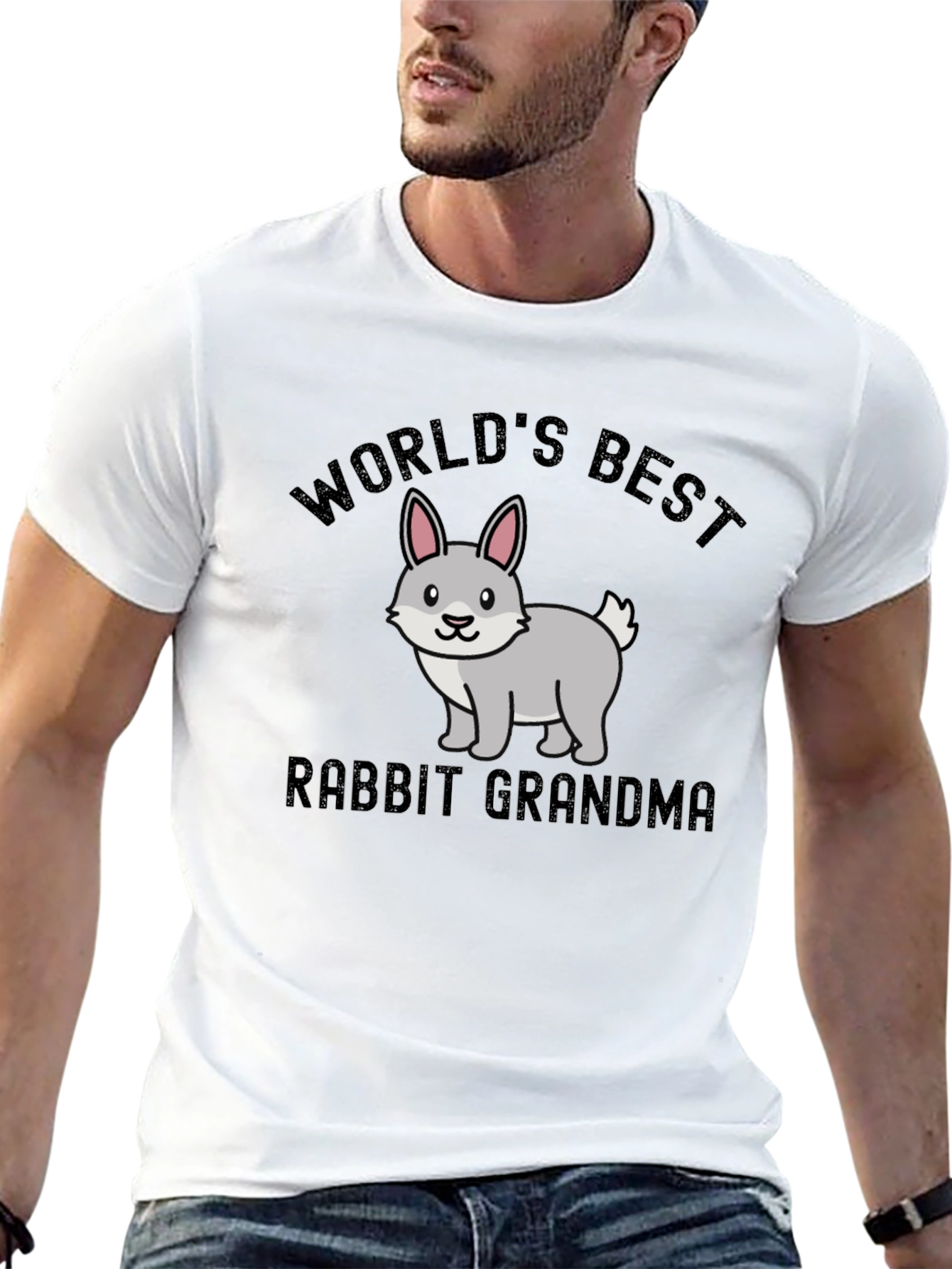 Worlds Best Rabbit Grandma T-Shirt
