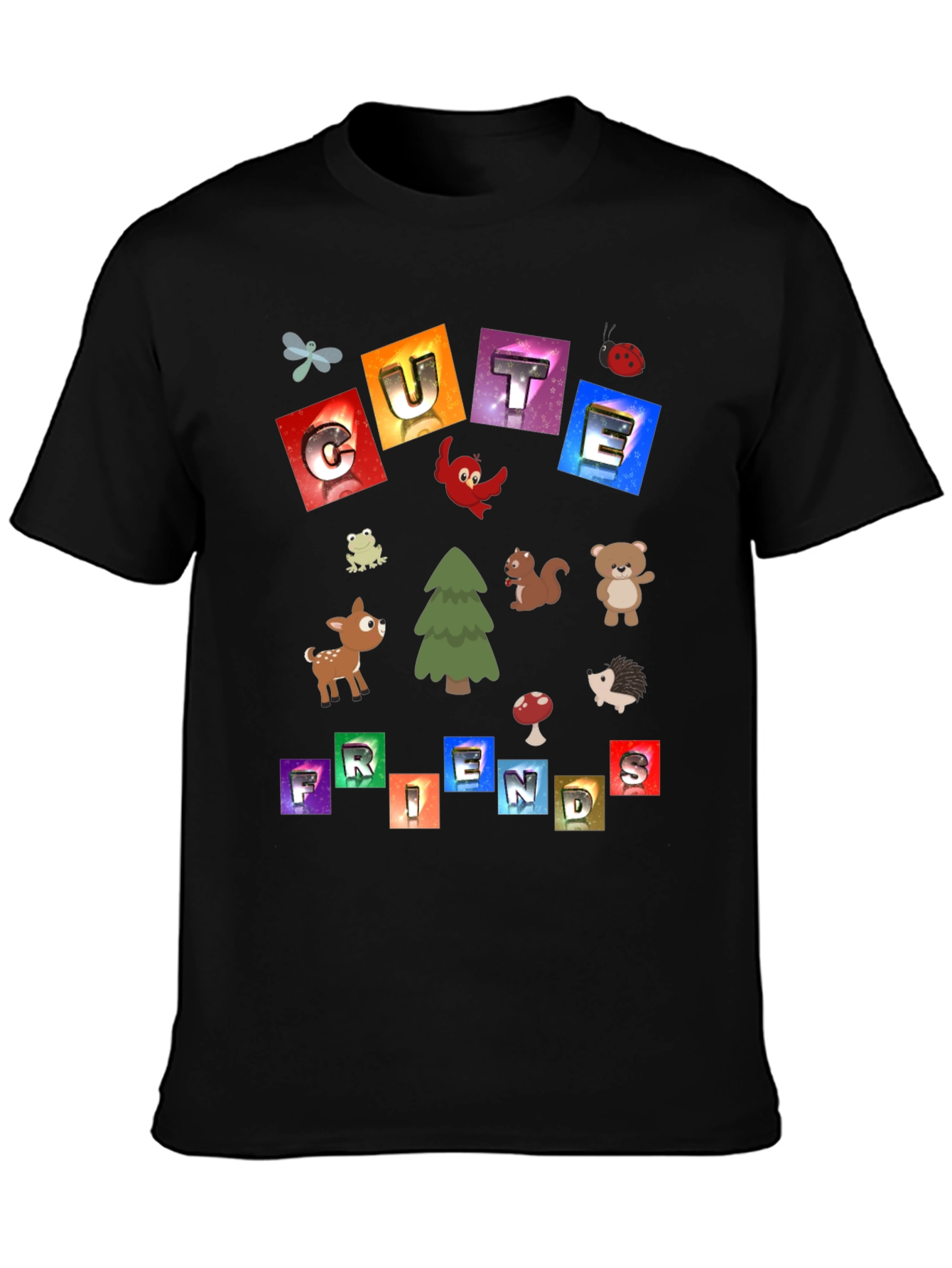 Cute Friends Graphic Tee - Unisex Crewneck