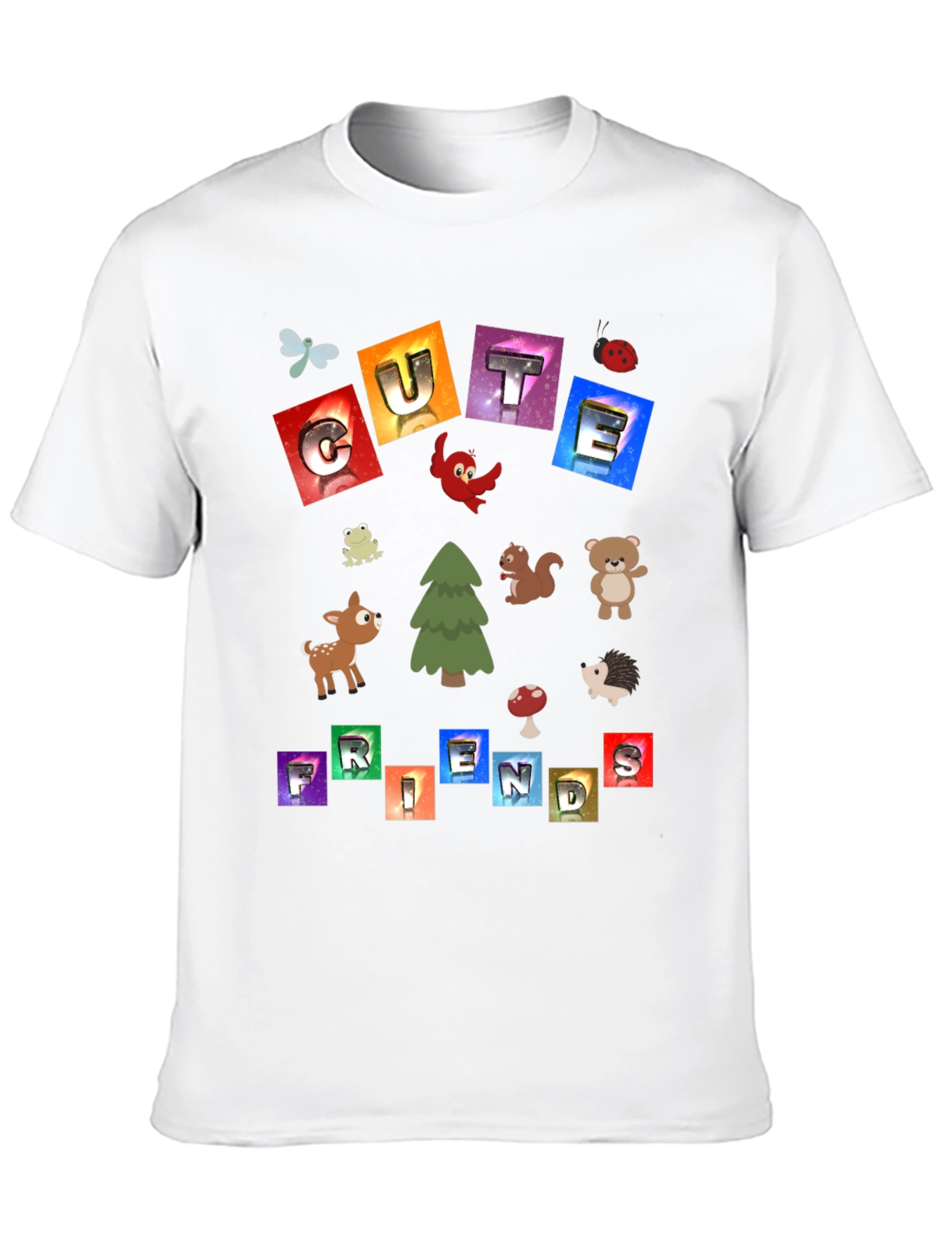 Cute Friends Graphic Tee - Unisex Crewneck