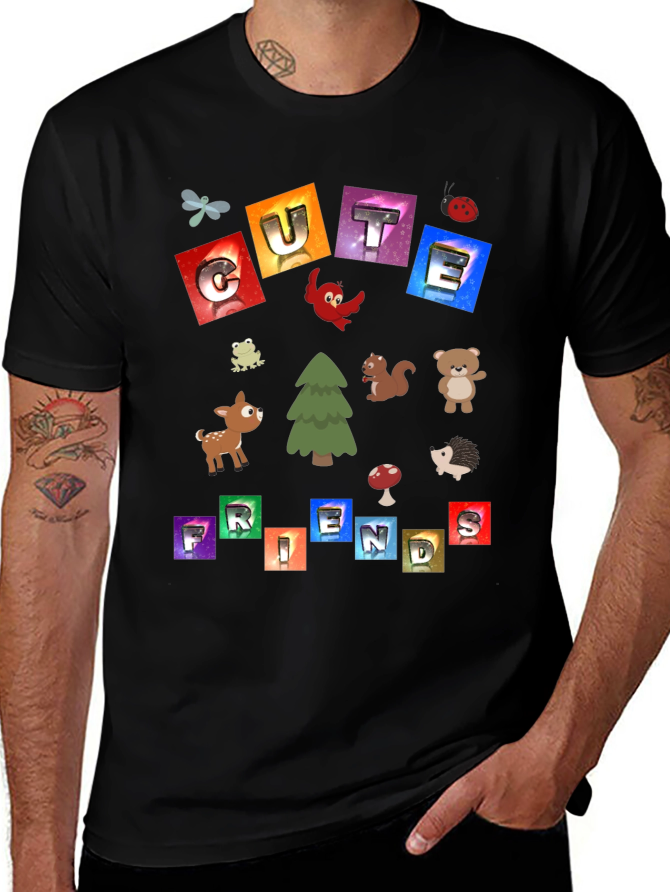 Cute Friends Graphic Tee - Unisex Crewneck
