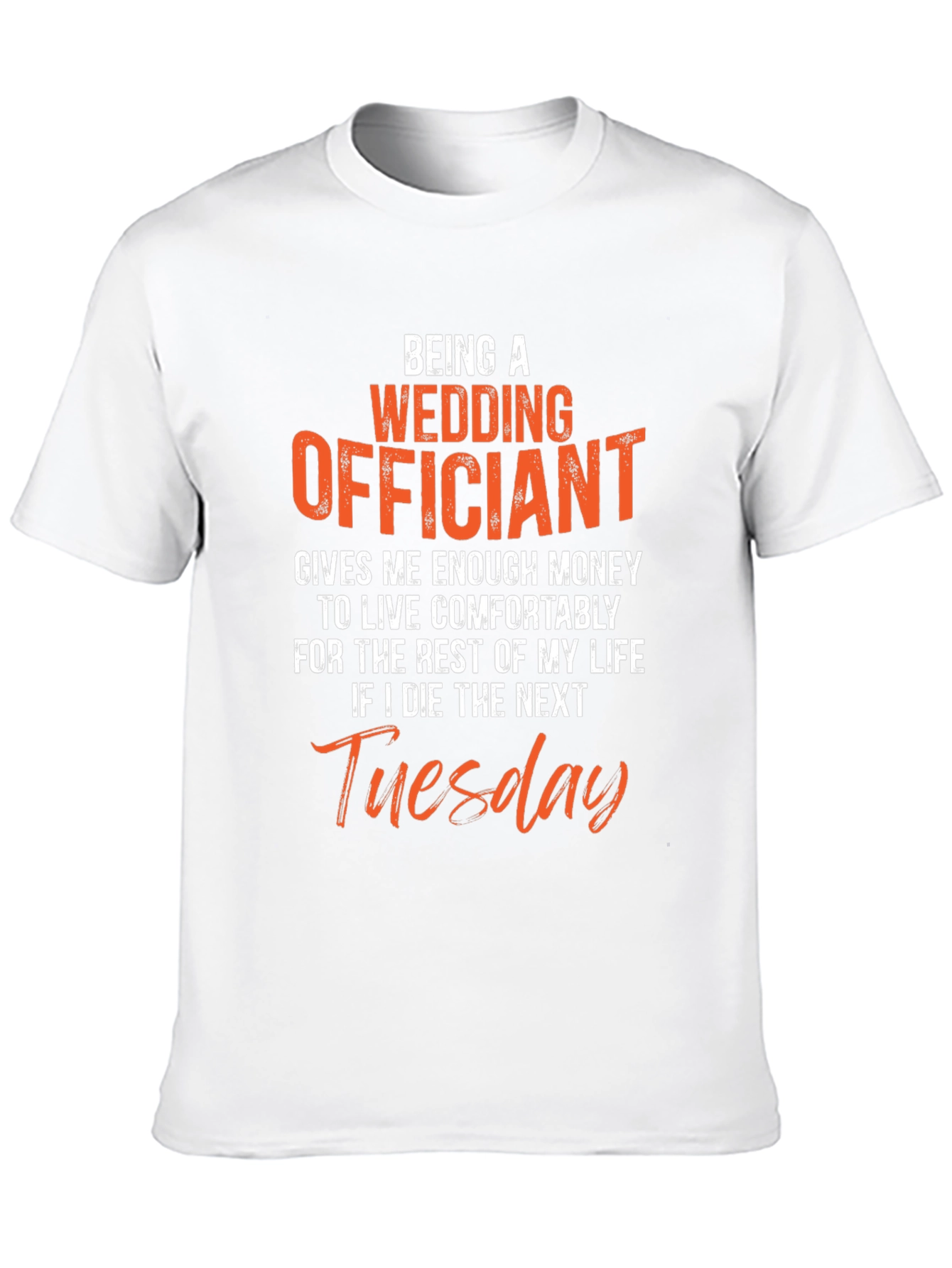 Wedding Officiant T-Shirt - Humorous Gift