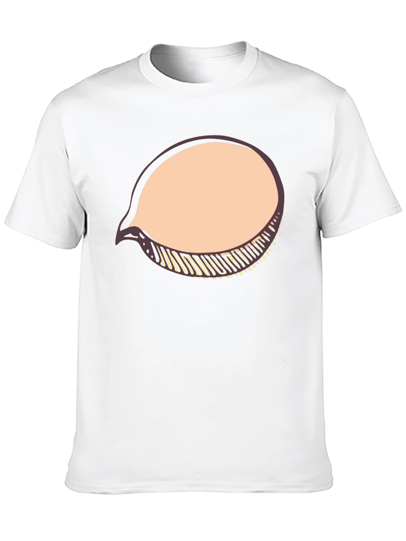 Black T-Shirt with Speech Bubble Graphic