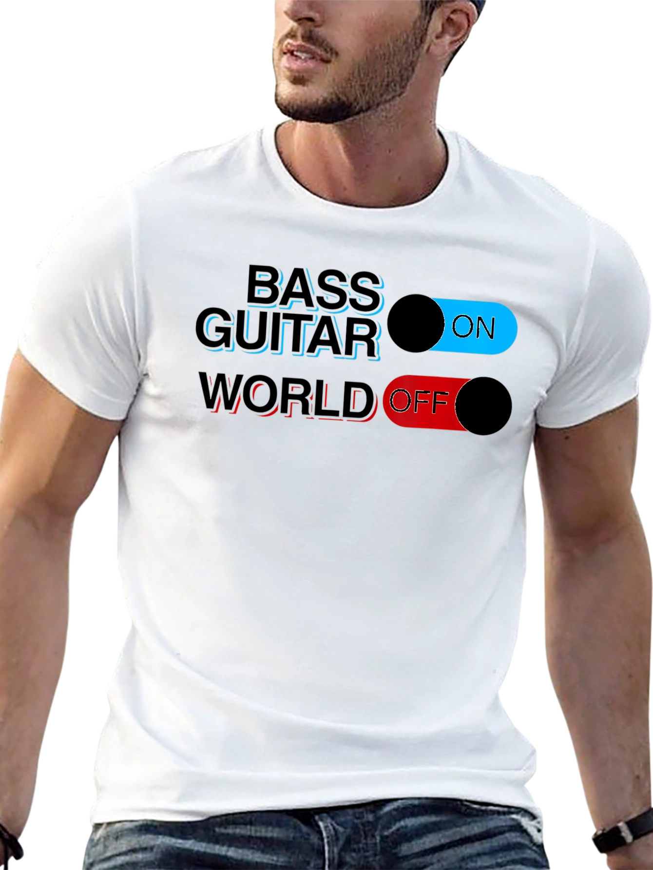 Bass Guitar Mode T-Shirt - Music Lover Tee