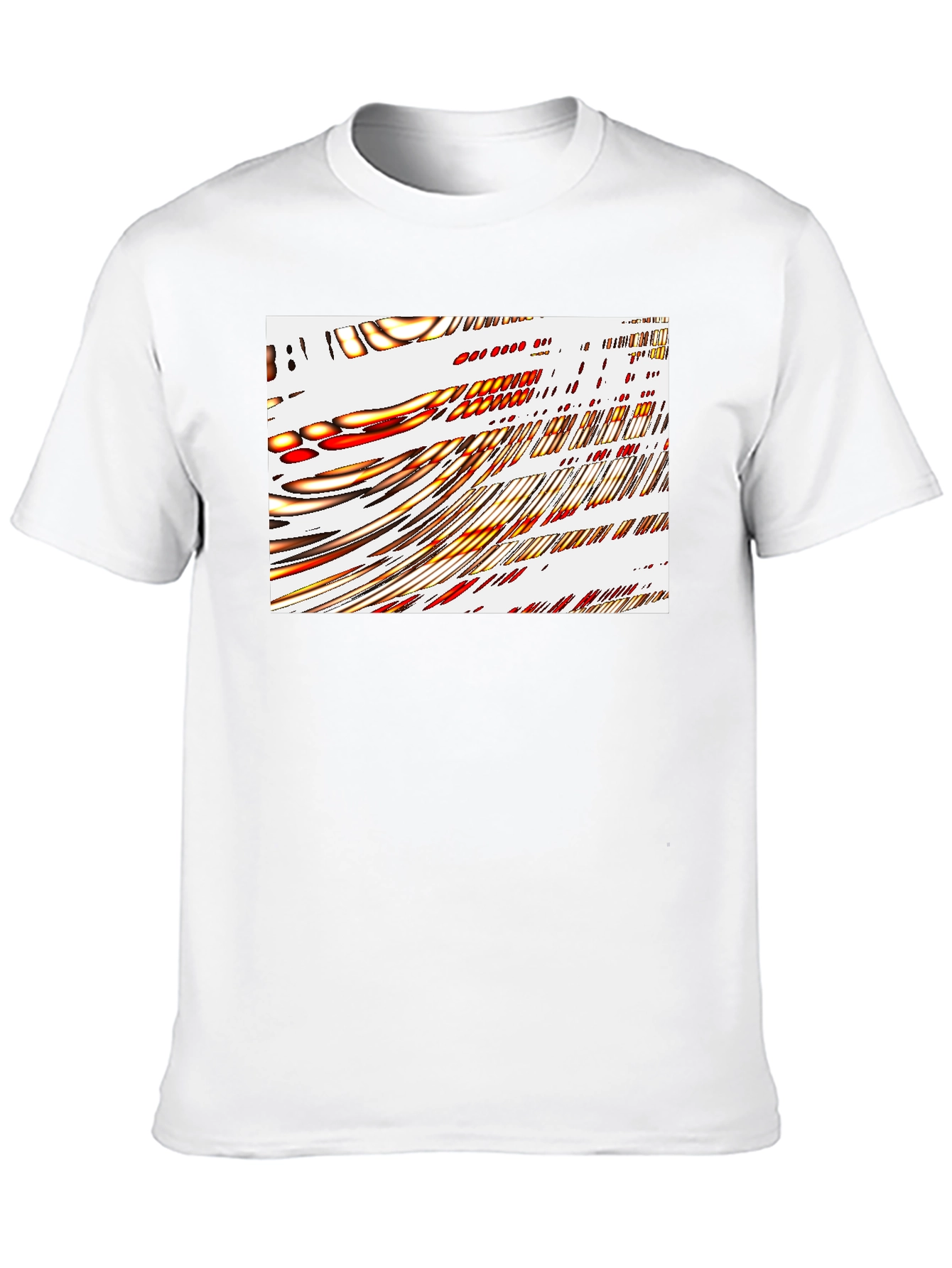 Abstract Art Graphic Print Black T-Shirt