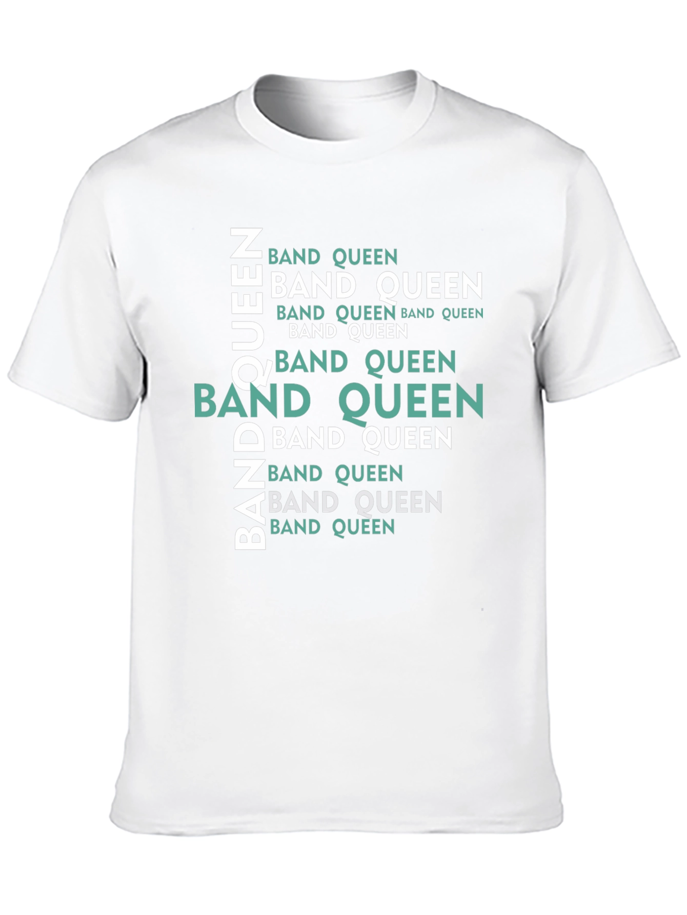 Band Queen Graphic Tee - Black Cotton Comfort
