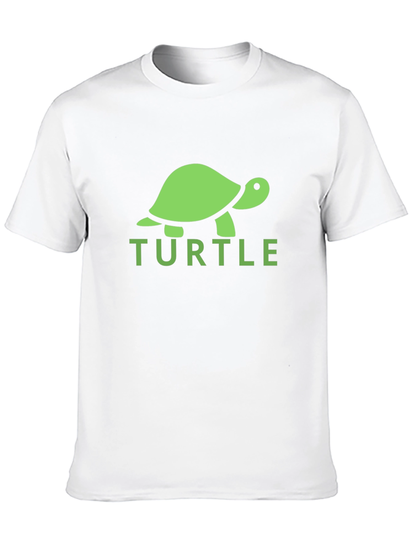 Turtle Graphic Tee - Black Cotton T-Shirt