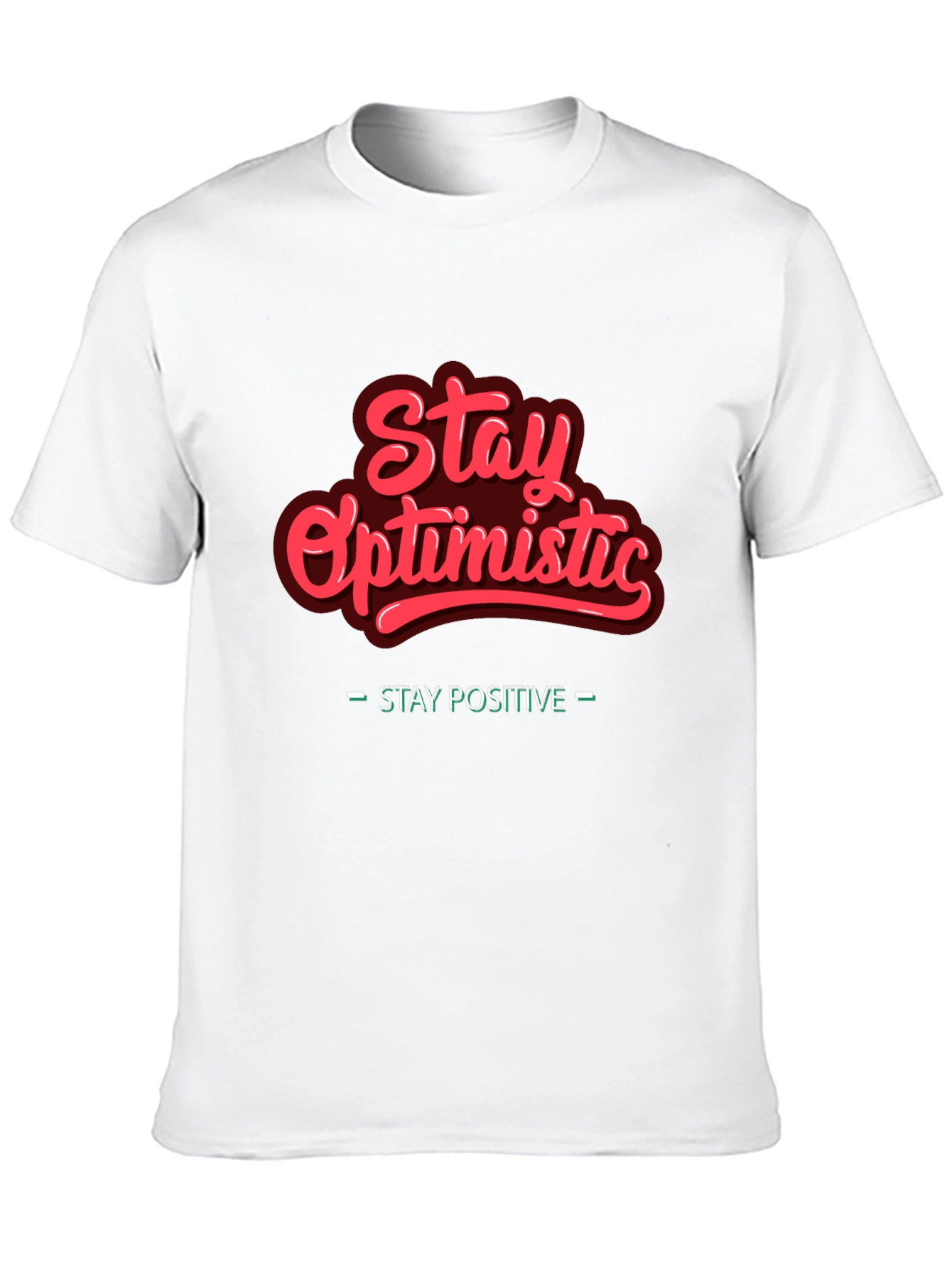 Stay Optimistic Graphic Tee - Positive Vibes T-Shirt