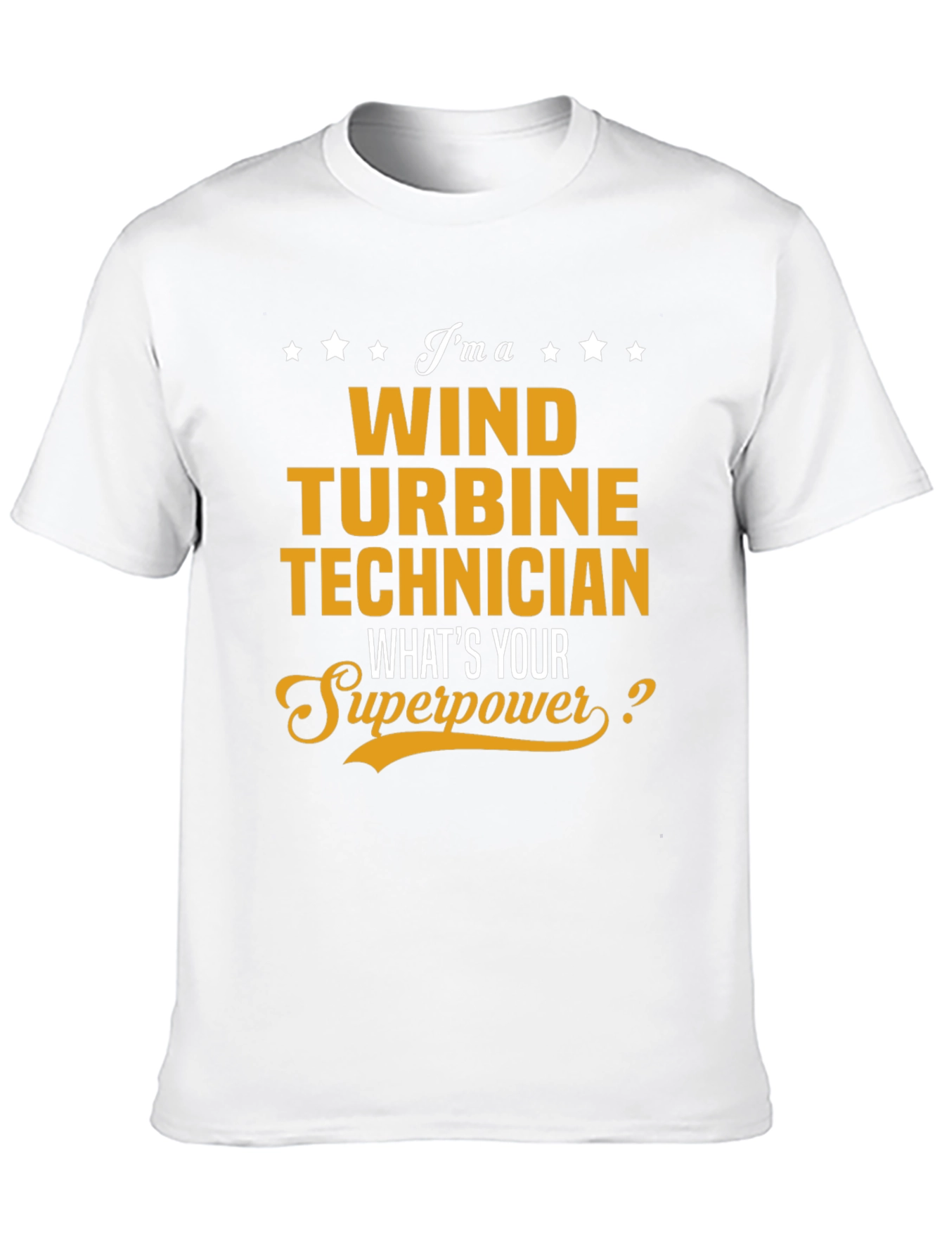Wind Turbine Technician Superpower T-Shirt