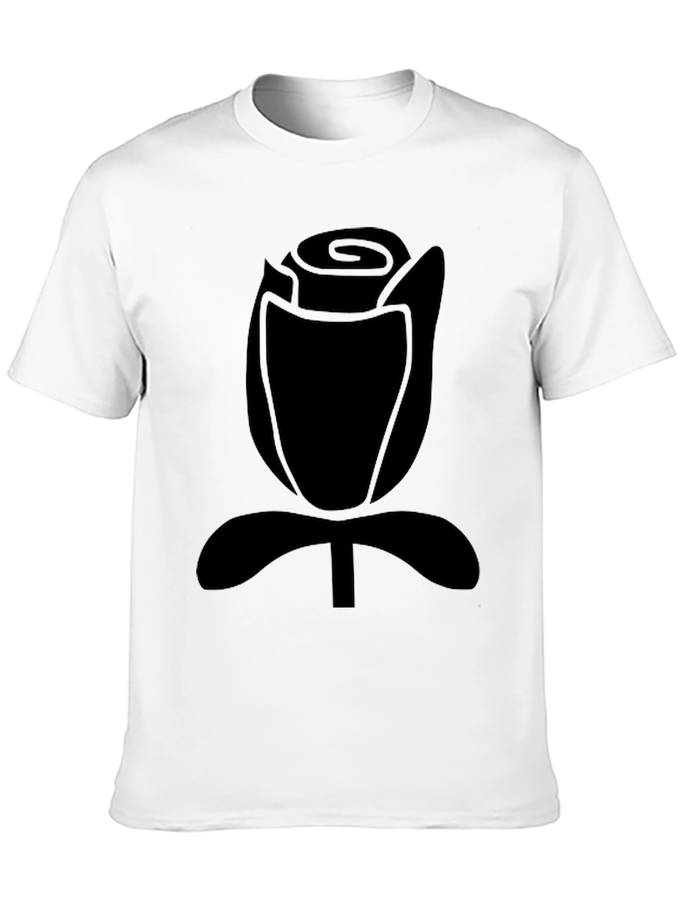 Black Rose Graphic Tee - Stylish & Comfortable