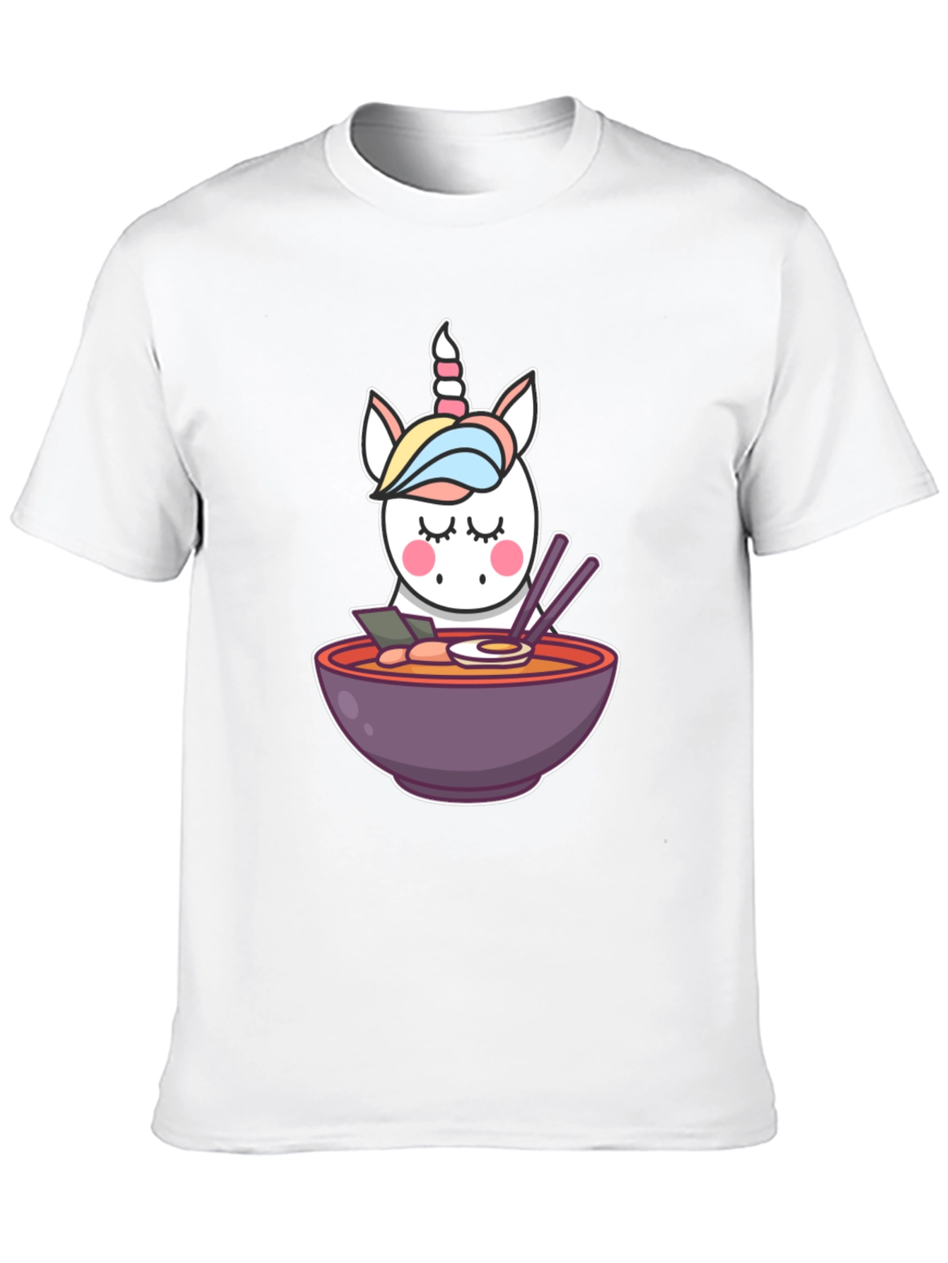 Unicorn Ramen Black T-Shirt